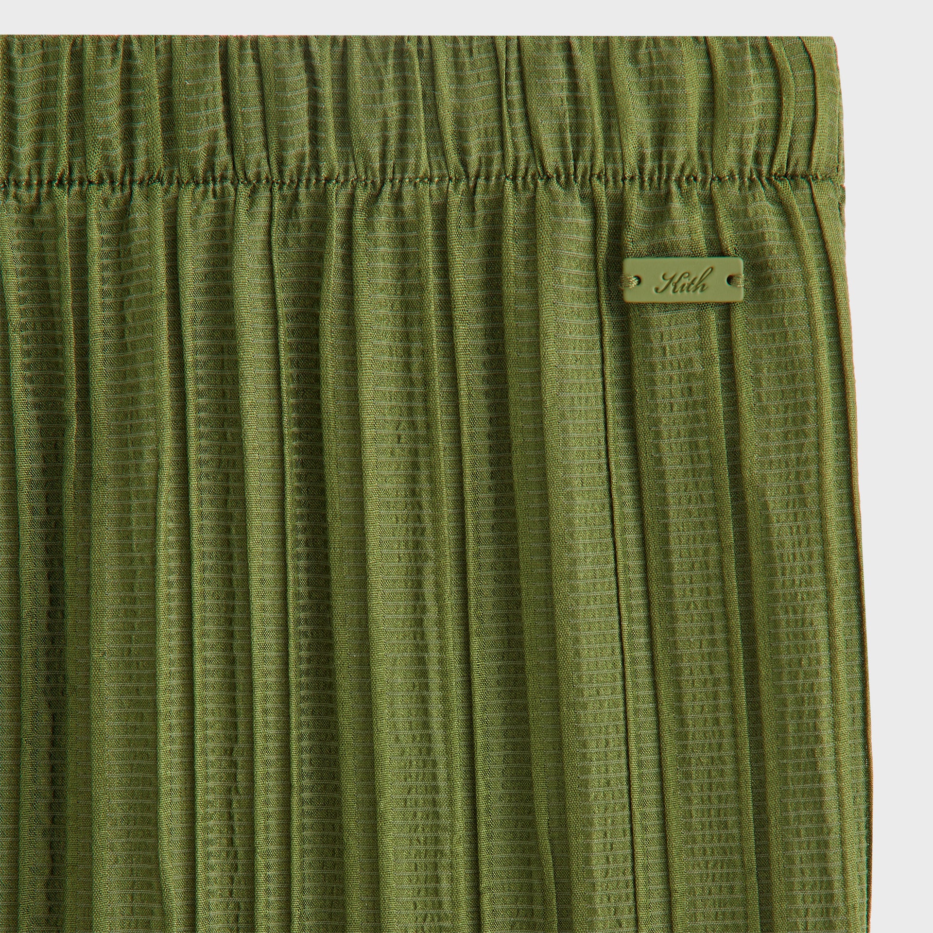 Kith Women Kavi II Plisse Drawstring Pant - Kelp