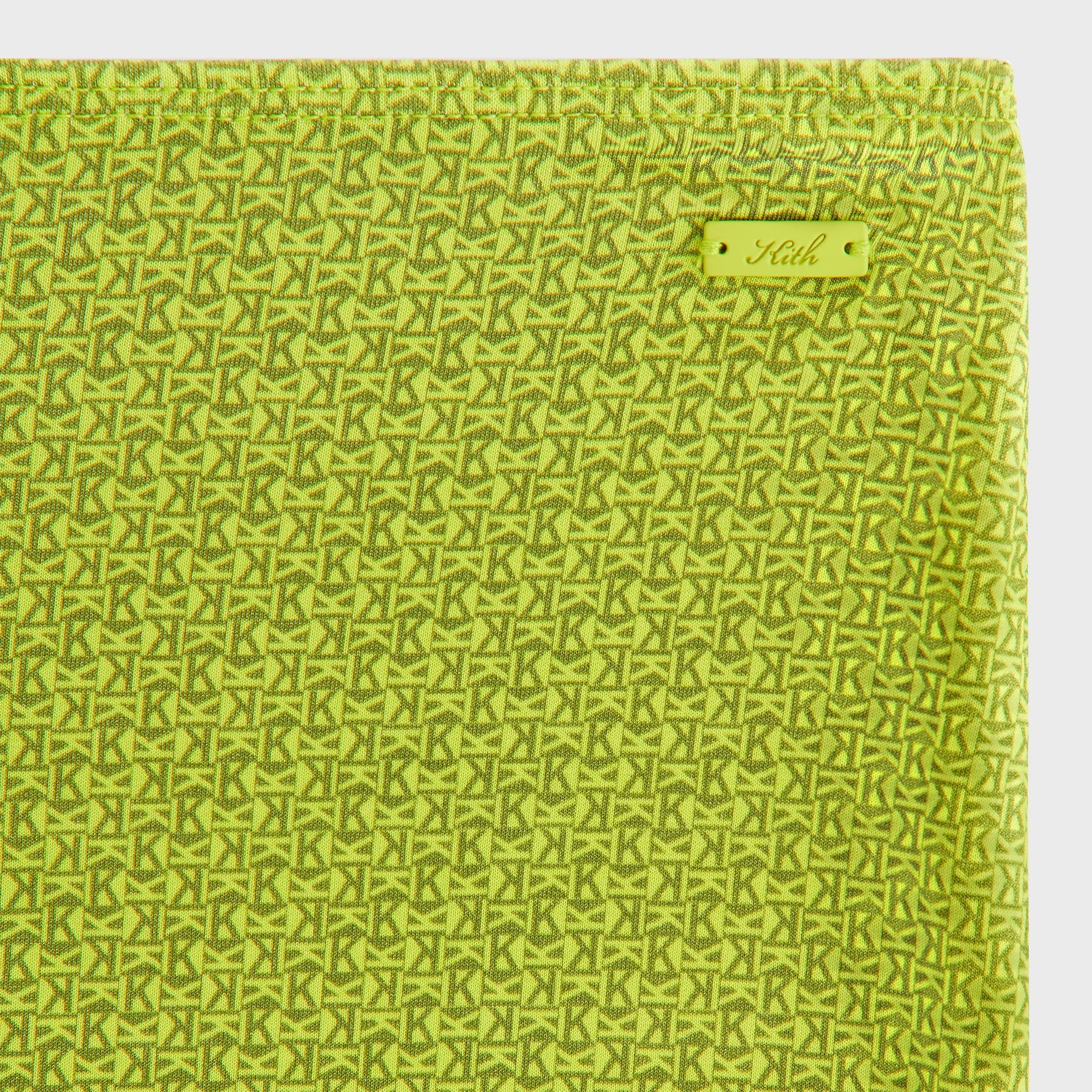 Kith Women Mila Micro Monogram Maxi Skirt - Pistachio