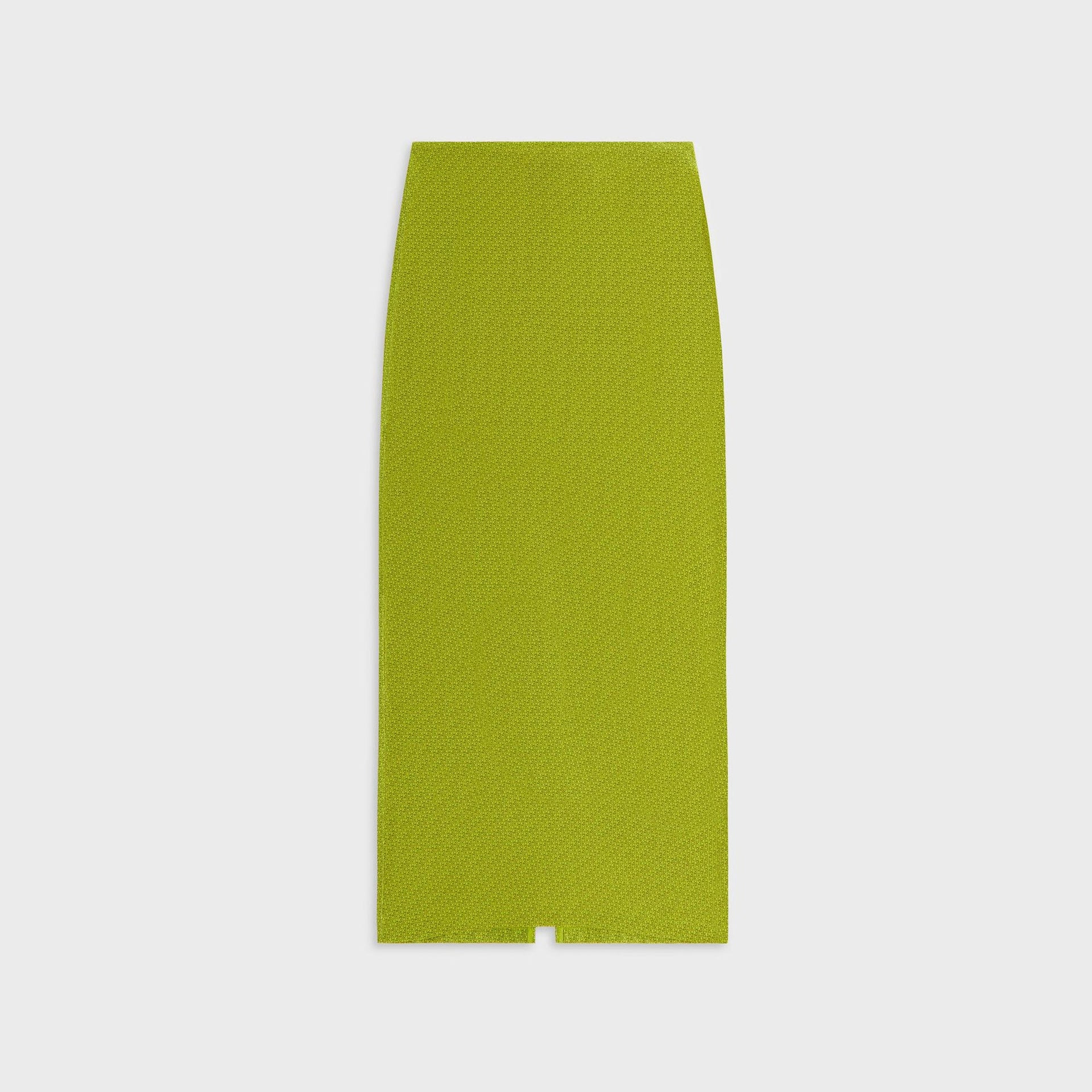 Kith Women Mila Micro Monogram Maxi Skirt - Pistachio