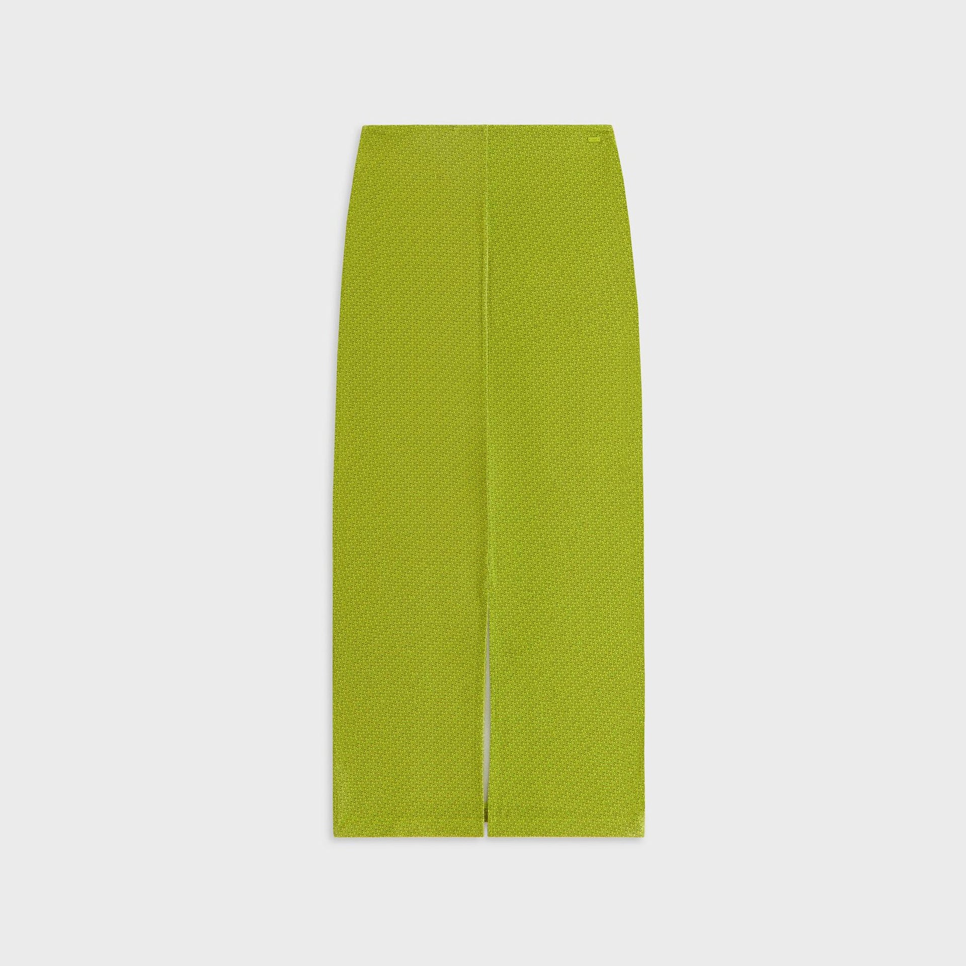 Kith Women Mila Micro Monogram Maxi Skirt - Pistachio