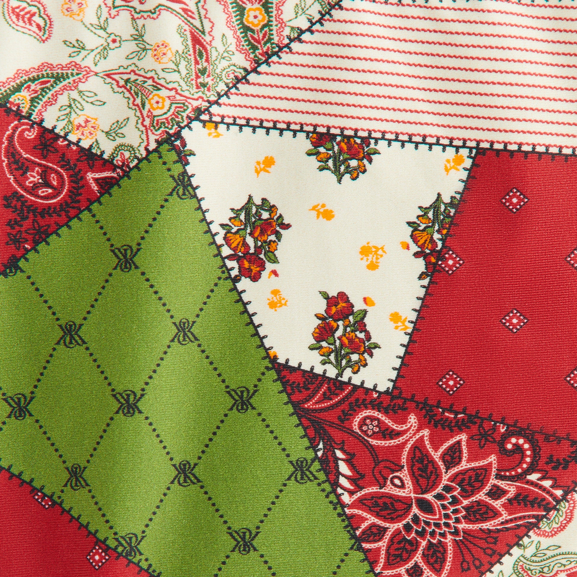 Kith Women Iris Patchwork Scarf Tie Bottom - Kyoho