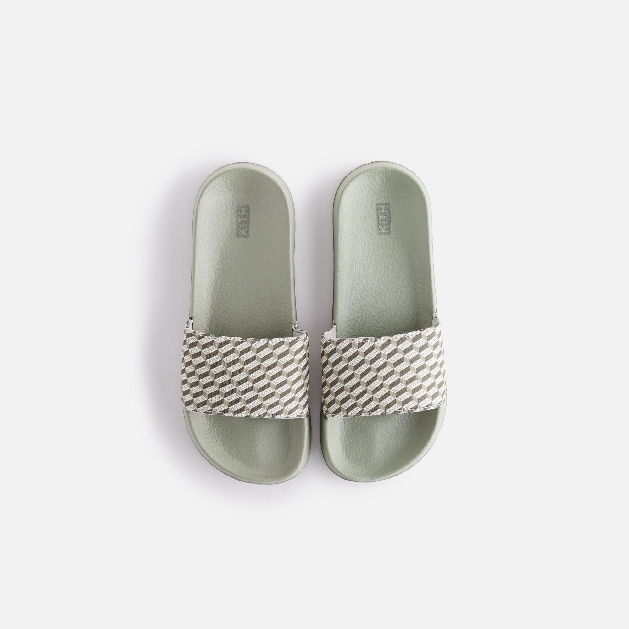 Kith Women Monogram Slides - Verdant