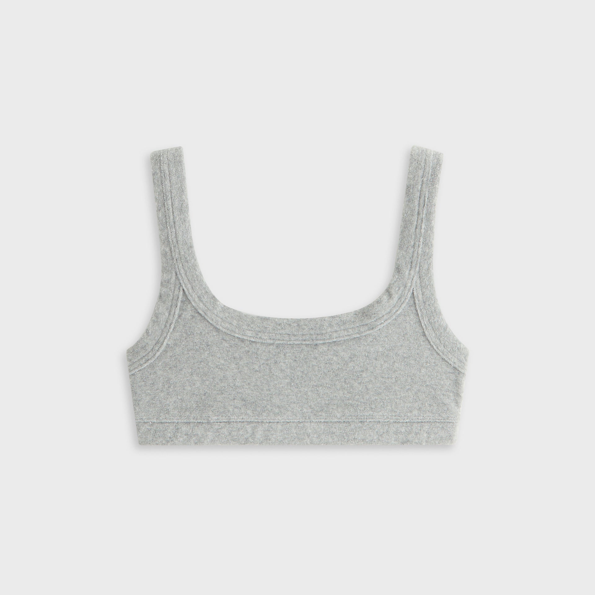 Kith Women Elle II U-Neck Towel Terry Bra - Medium Heather Grey