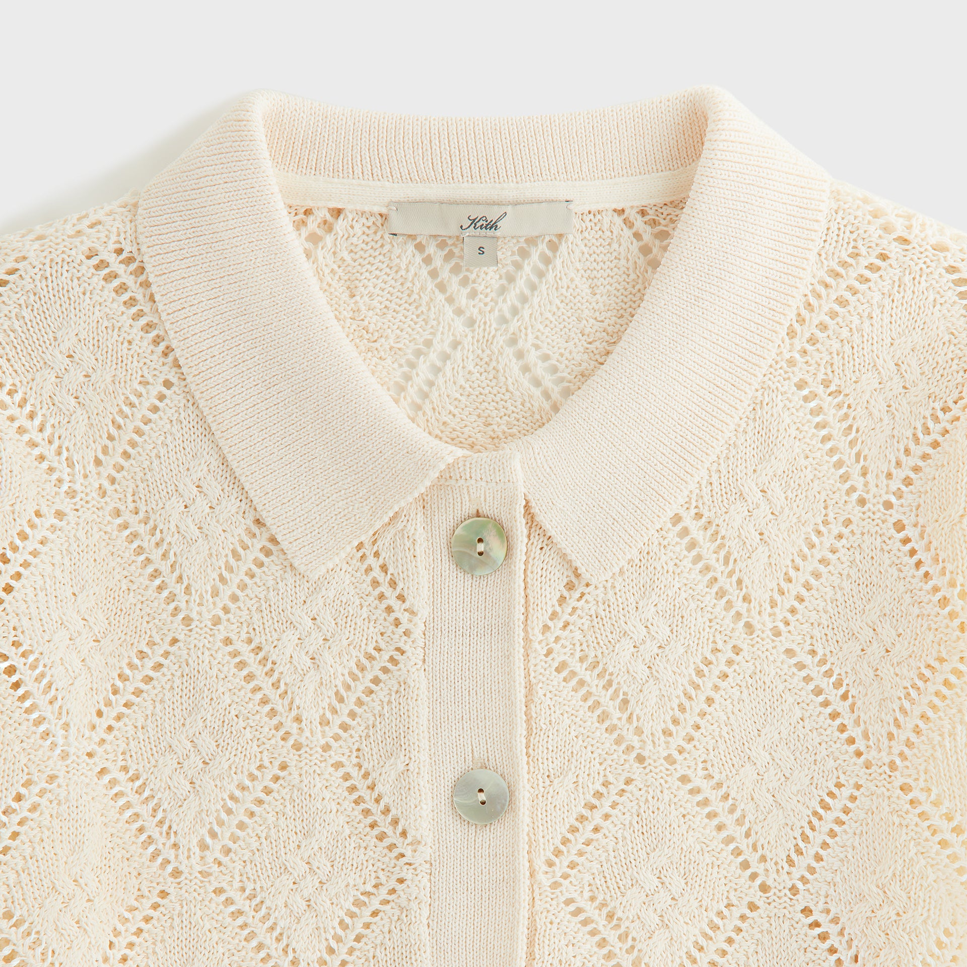 Kith Women Tori Crochet Knit Top - Silk