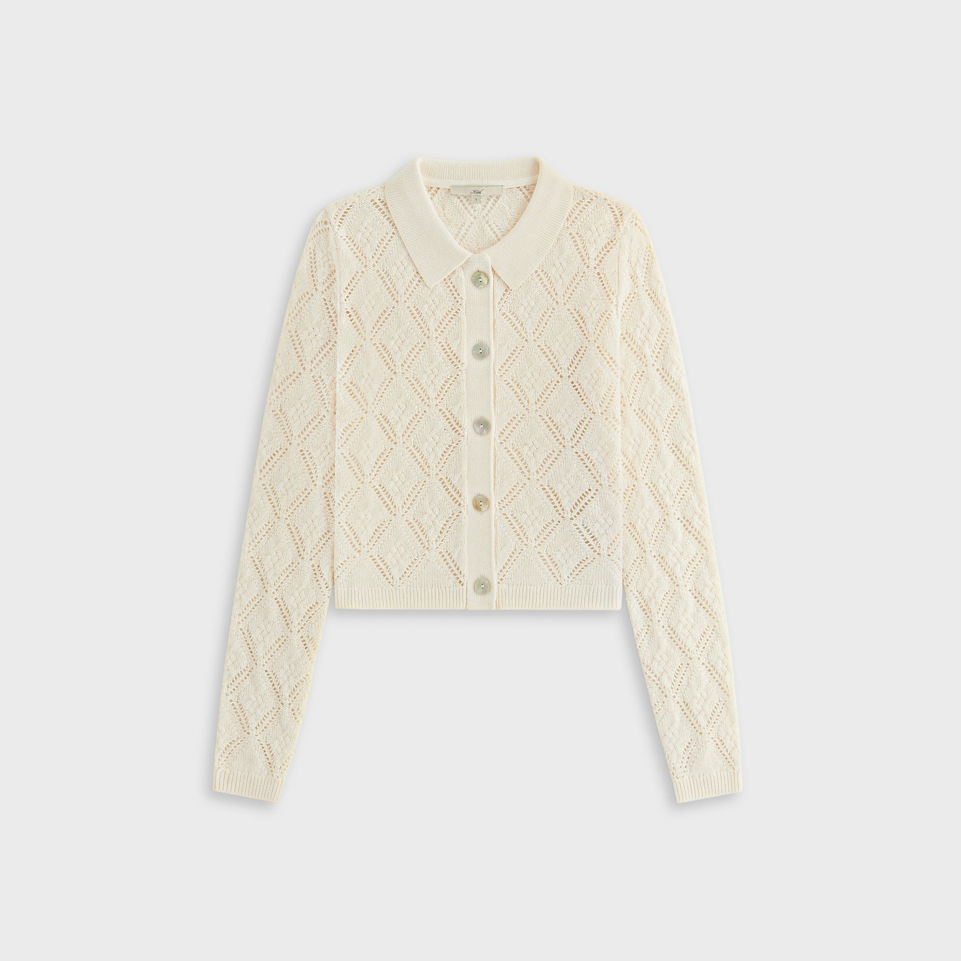 Kith Women Tori Crochet Knit Top - Silk