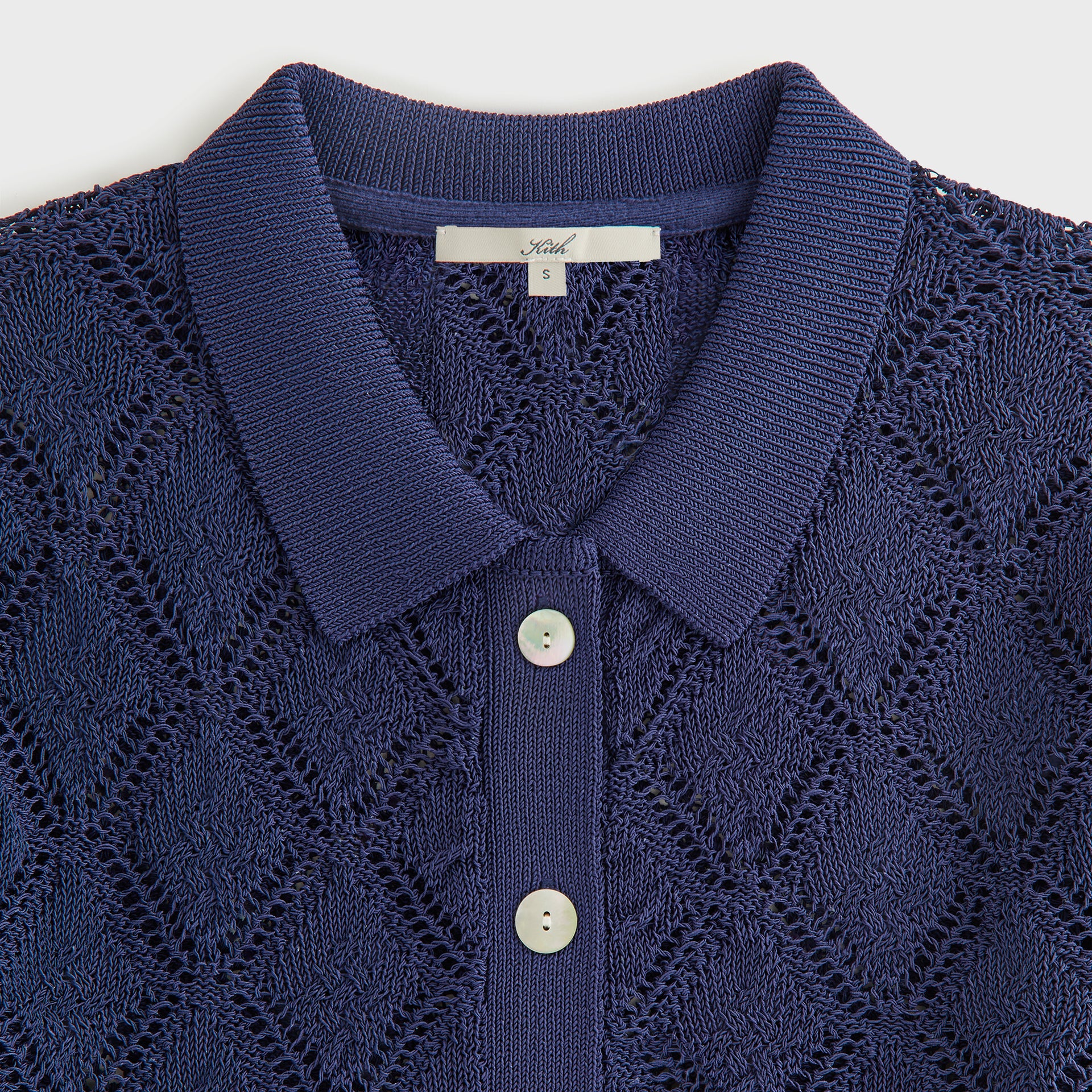 Kith Women Tori Crochet Knit Top - Nocturnal