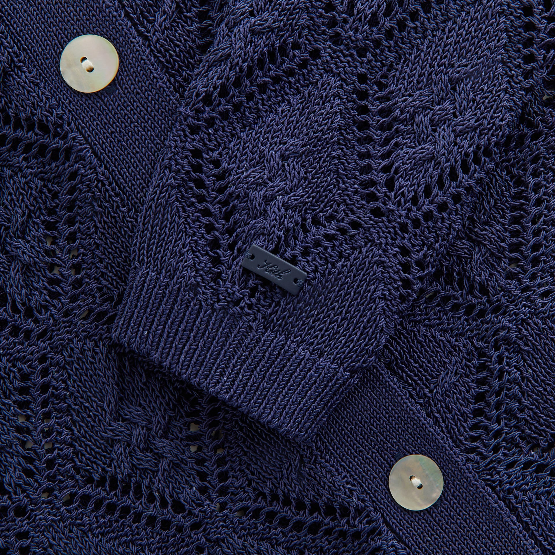 Kith Women Tori Crochet Knit Top - Nocturnal