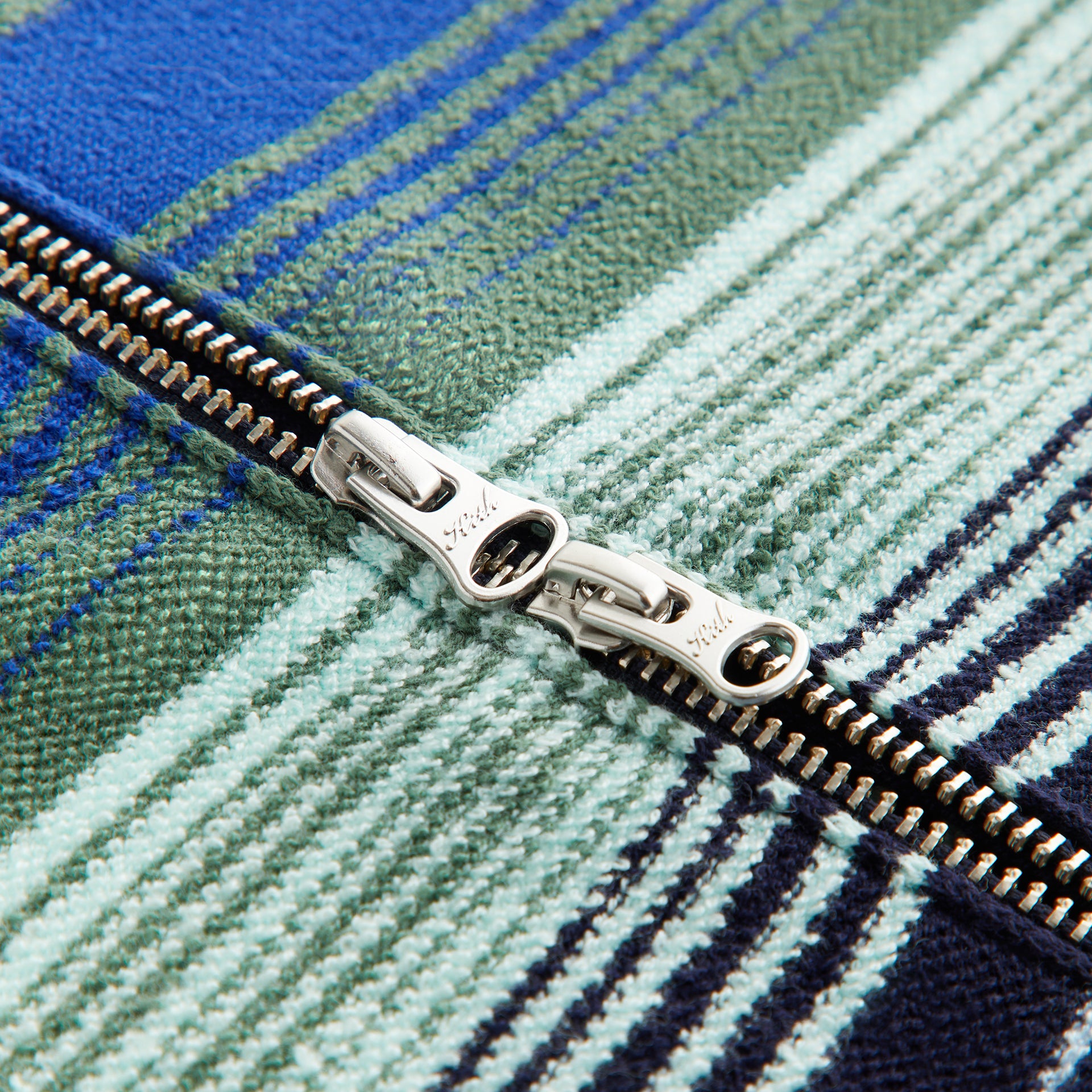 Kith Women Adley Shrunken Multi Sweater Hoodie - Celeste