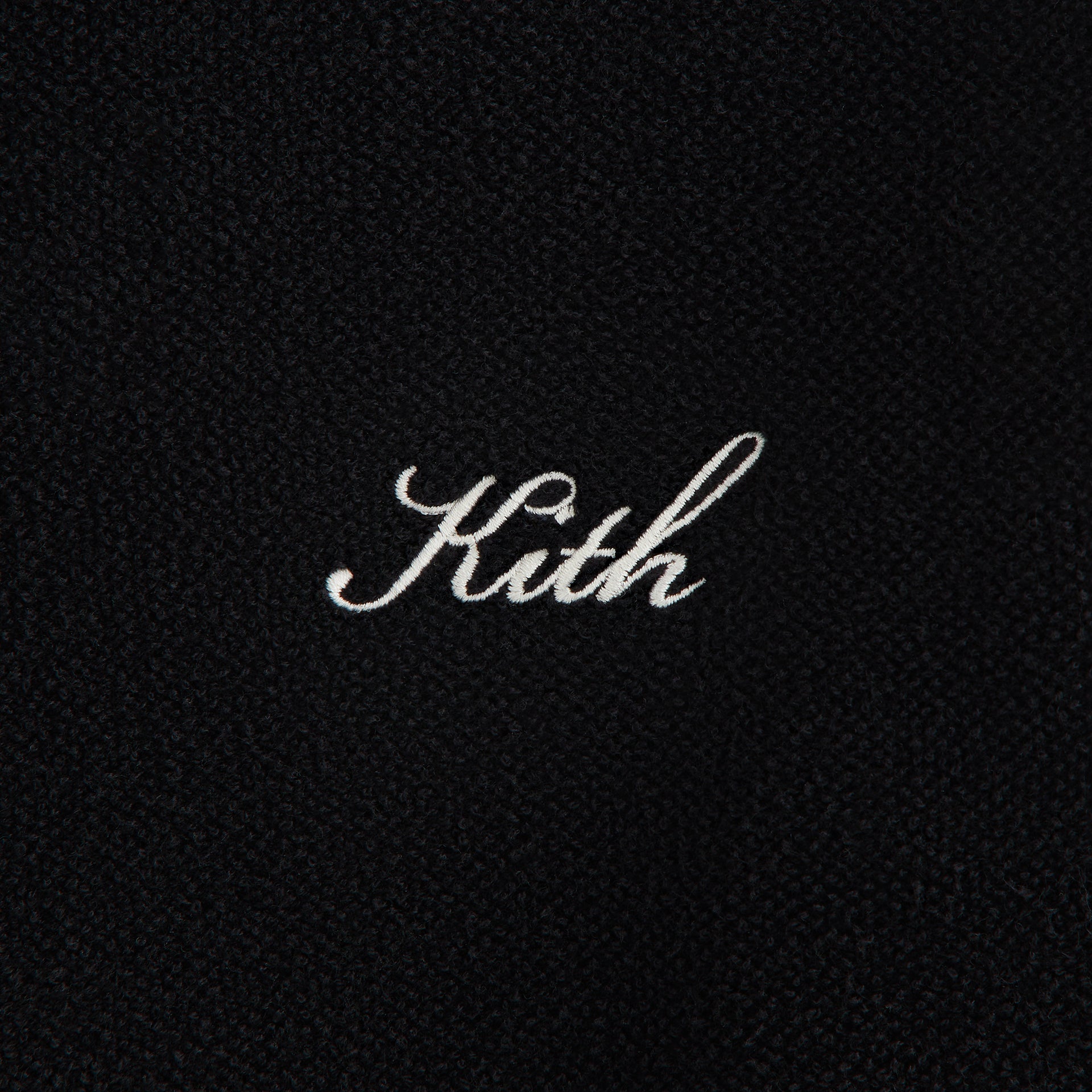 Kith Women Adley Shrunken Sweater Hoodie - Black