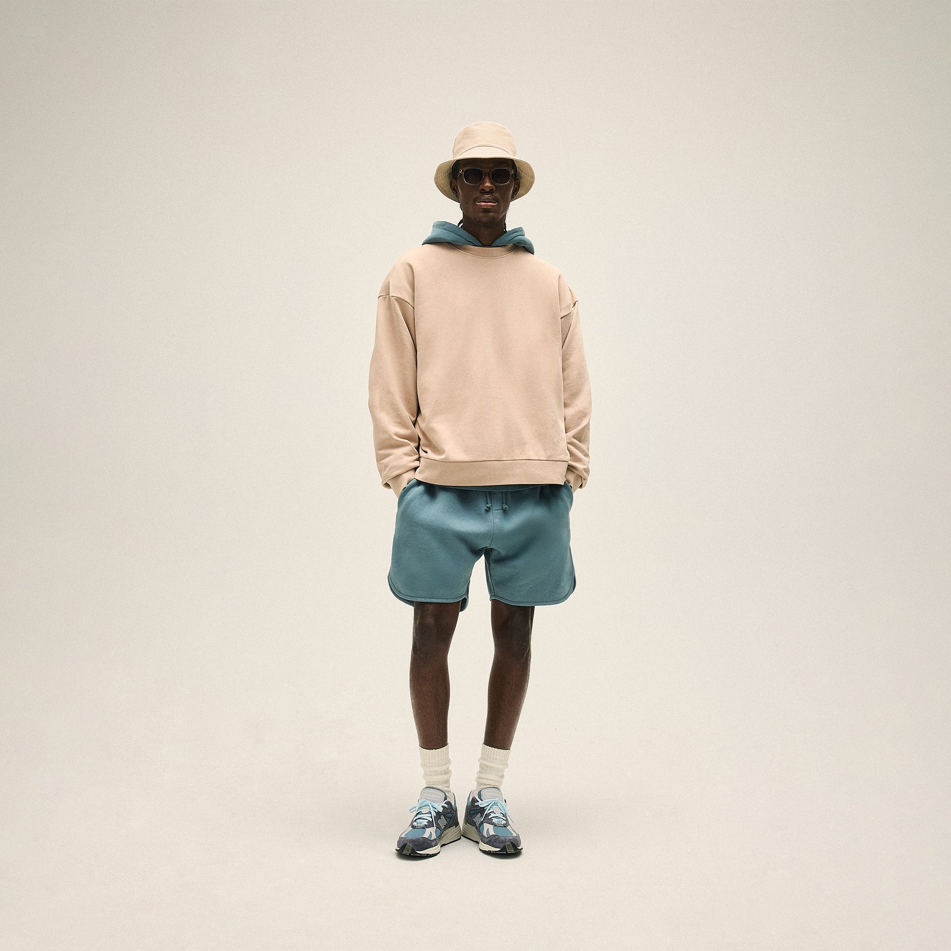 Kith 101 Compact Fleece Nelson Crewneck - Mound