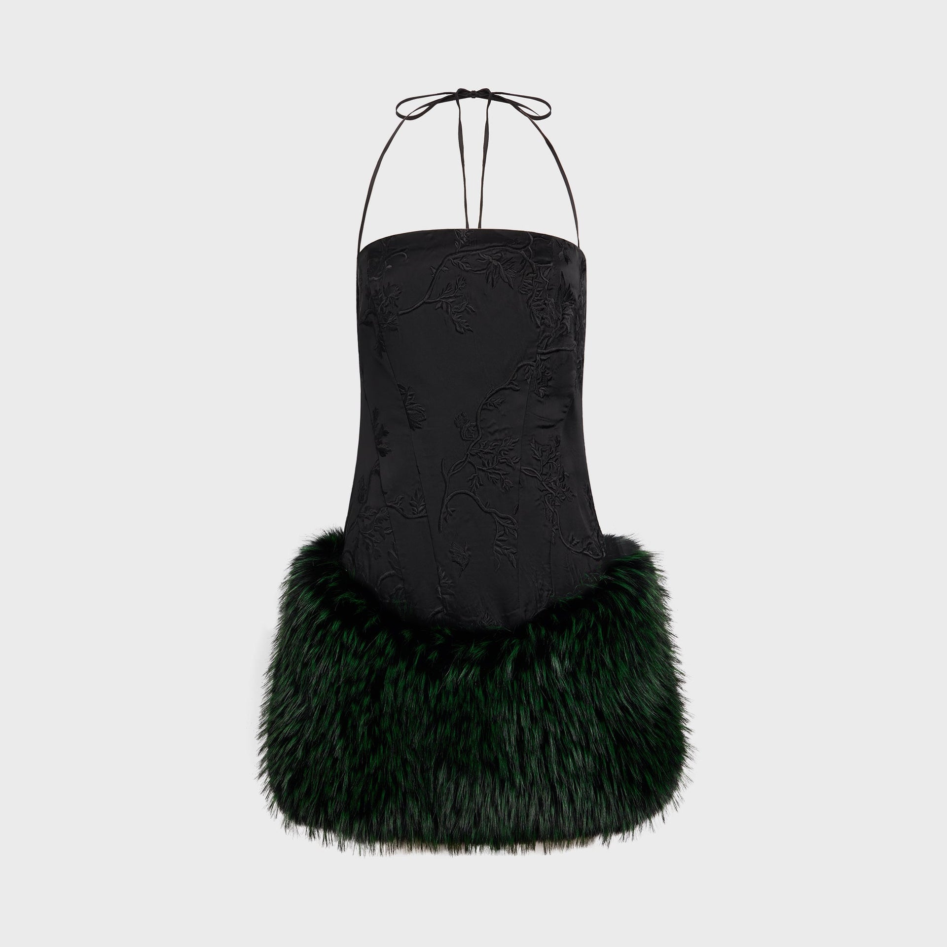Kim Shui Mona Silk Fur Mini in Black