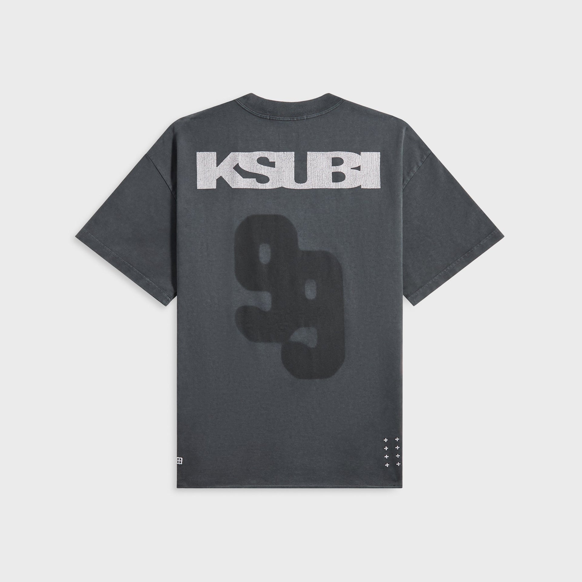 Ksubi Rugged Ekcess Short Sleeve Tee - Blasted Black