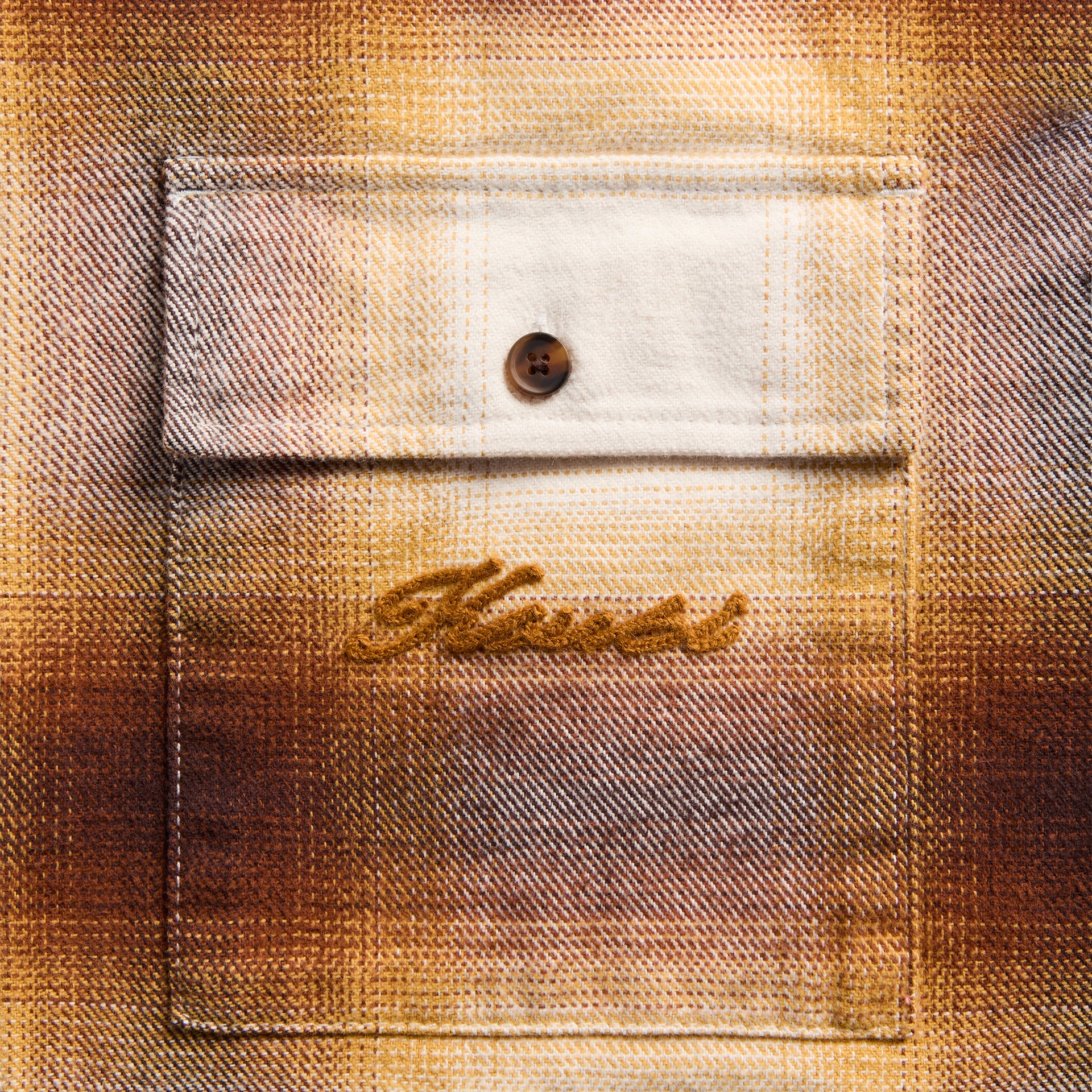 Ksubi Rosebowl Long Sleeve Shirt - Burnt Orange