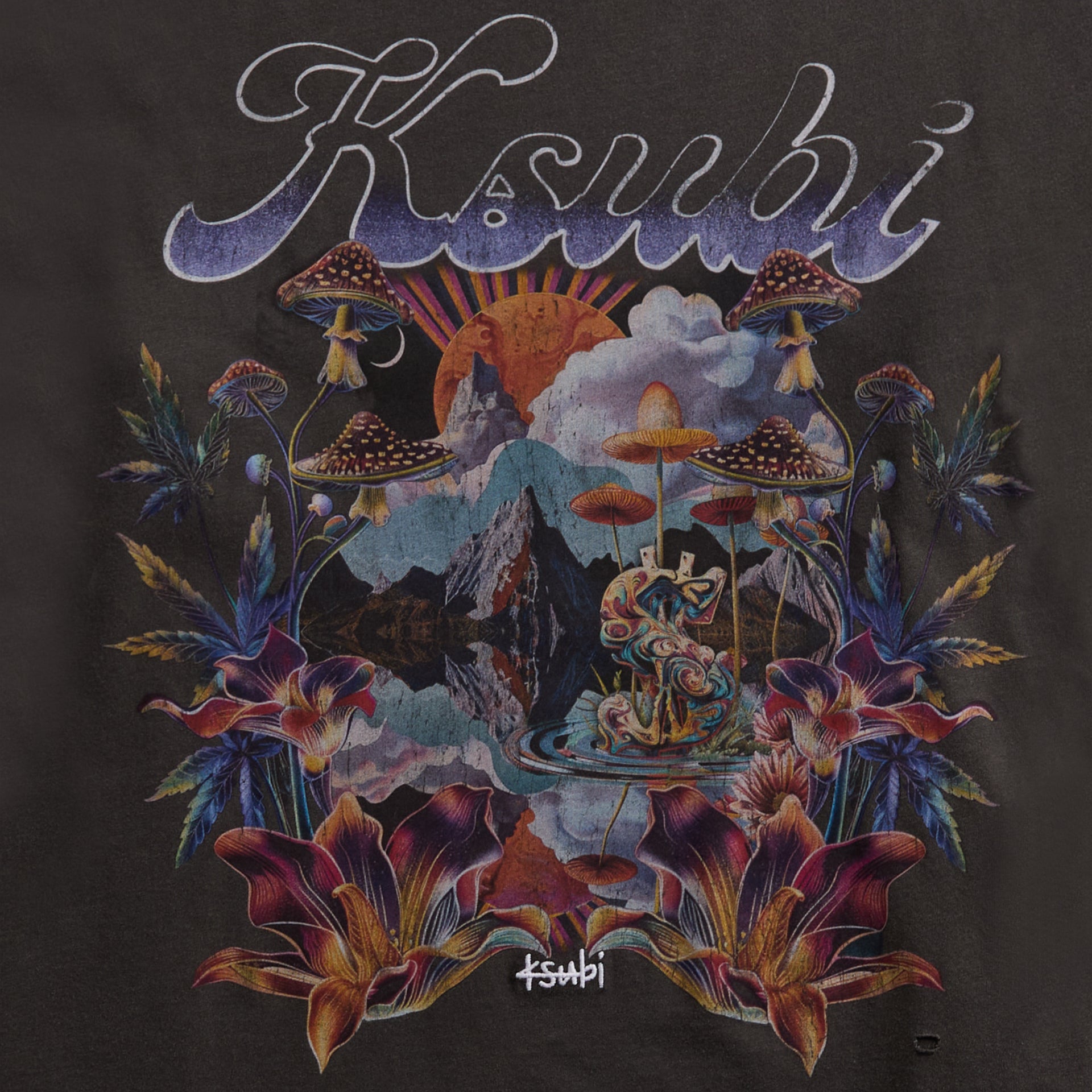 Ksubi Hendrix Ekcess Tee - Old Black