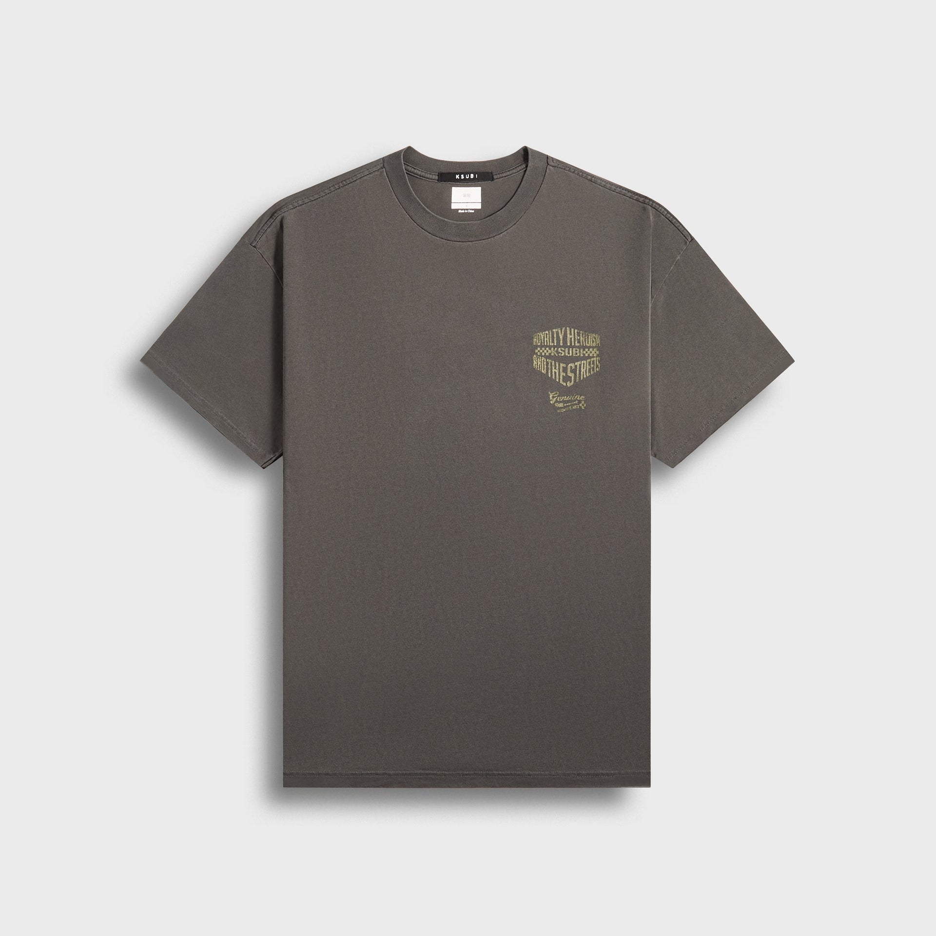 Ksubi Garage Biggie Tee in Faded Black