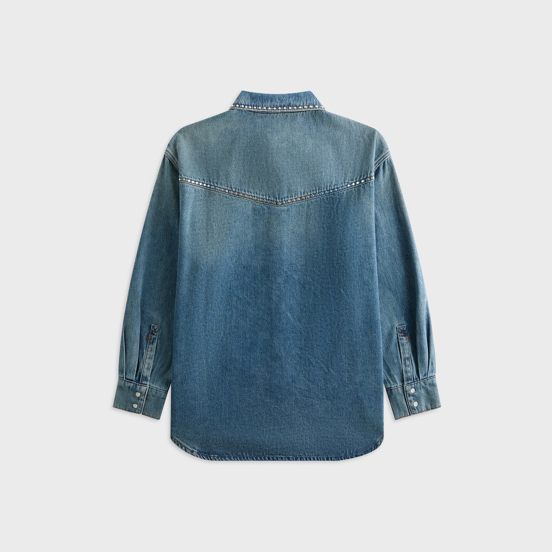 Ksubi Oversized Long Sleeve Shirt - Texas Blue