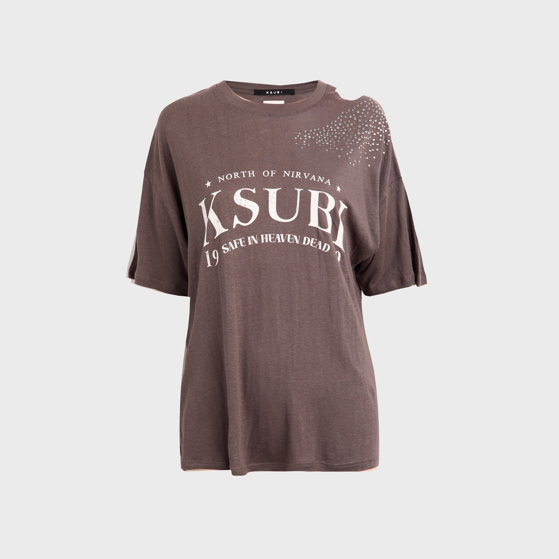 Ksubi Renaissance Oh G Short Sleeve Tee - Charcoal