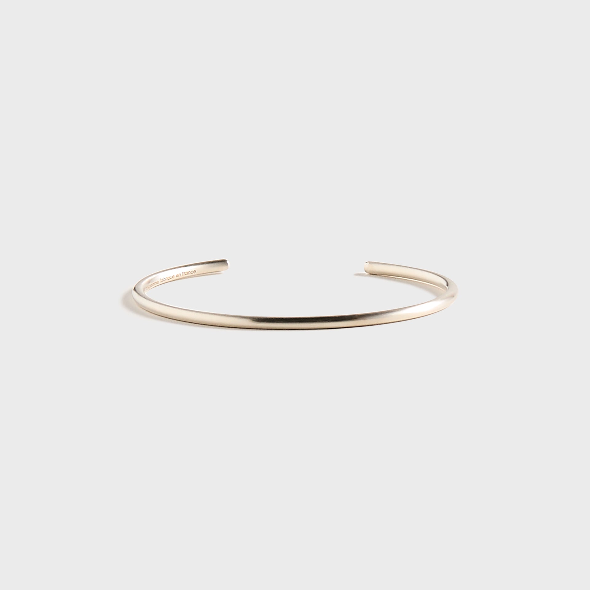 Le Gramme 7g Brushed Sterling Silver Bangle Bracelet - Silver