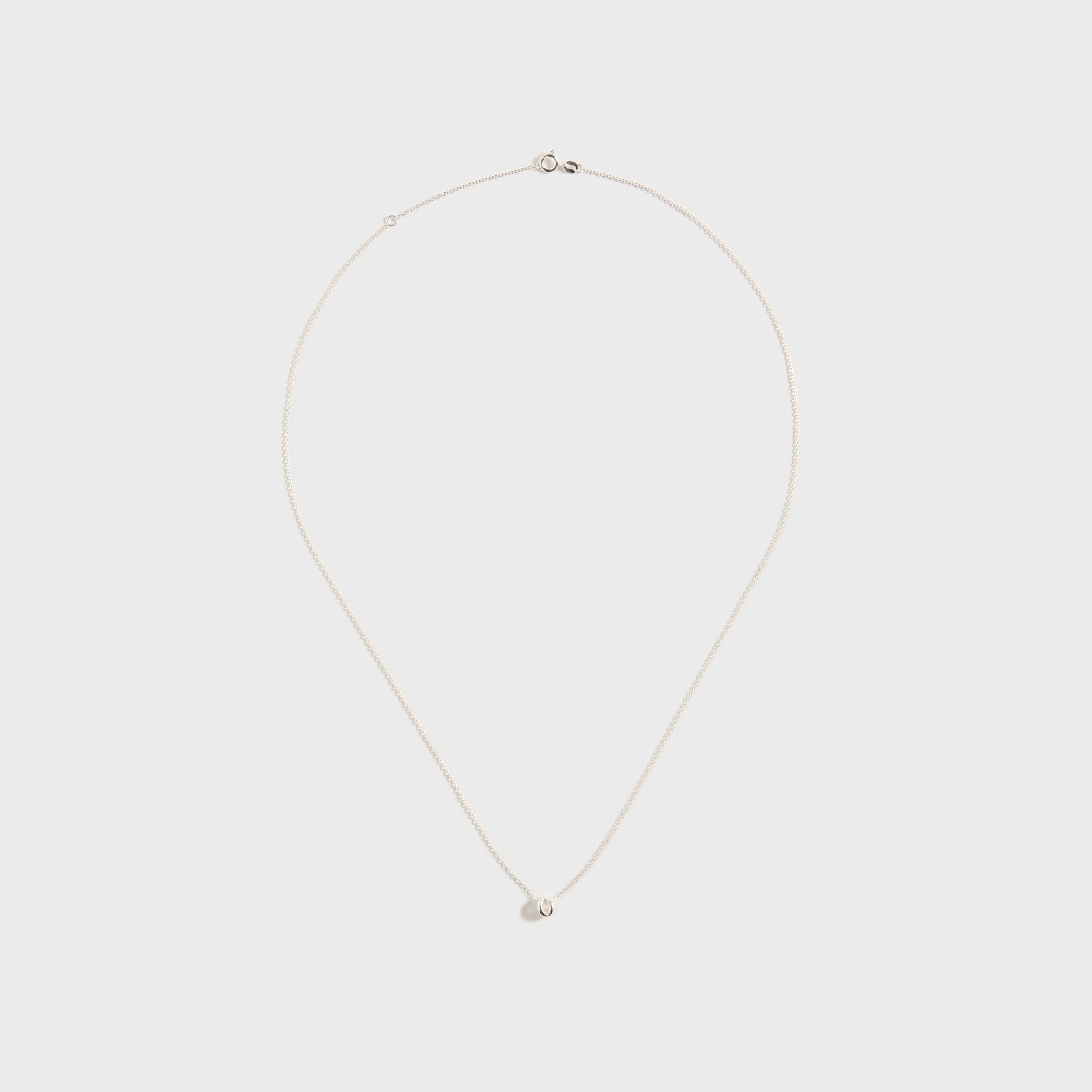 Le Gramme 1g Polished Sterling Silver Entrelacs Pendant with Chain Silver