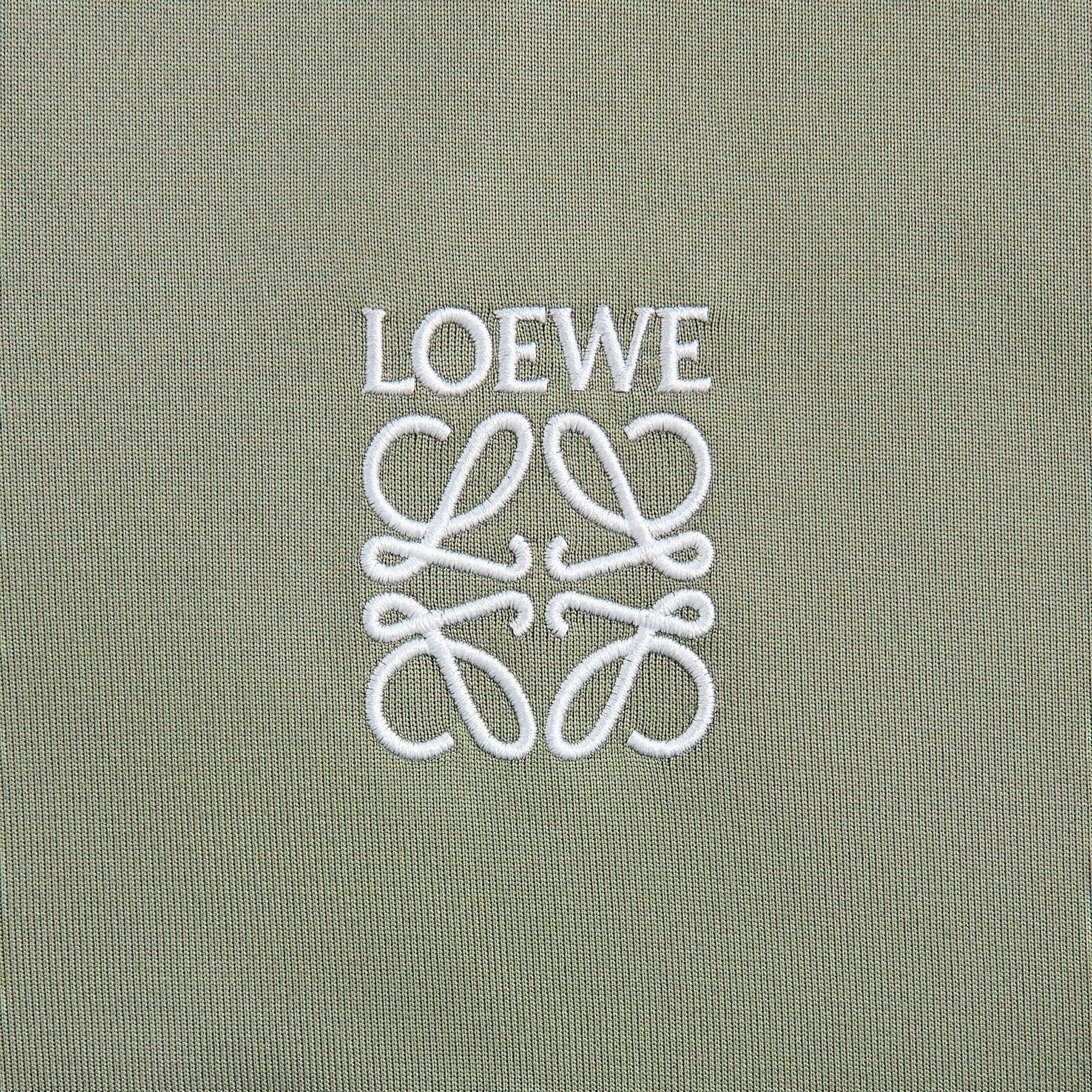 Loewe Tracksuit Jacket in Khaki Green