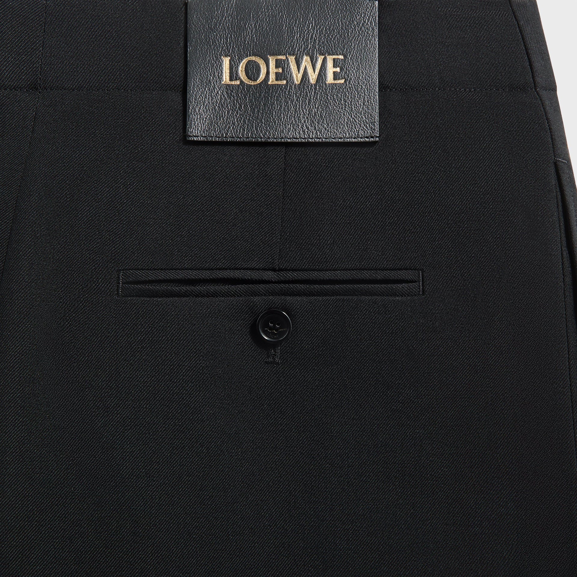 Loewe Belted Trousers - Black