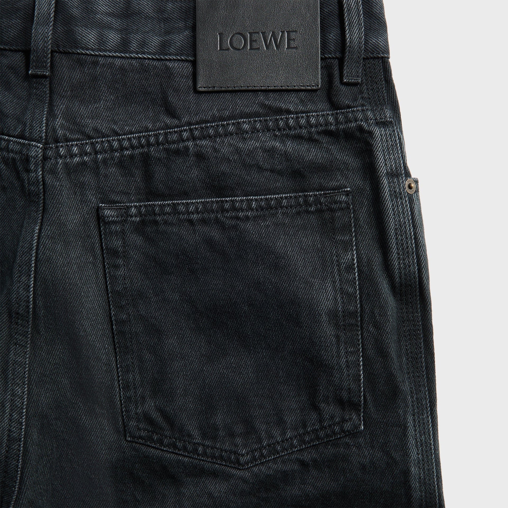 Loewe Anagram Baggy Jeans in Black