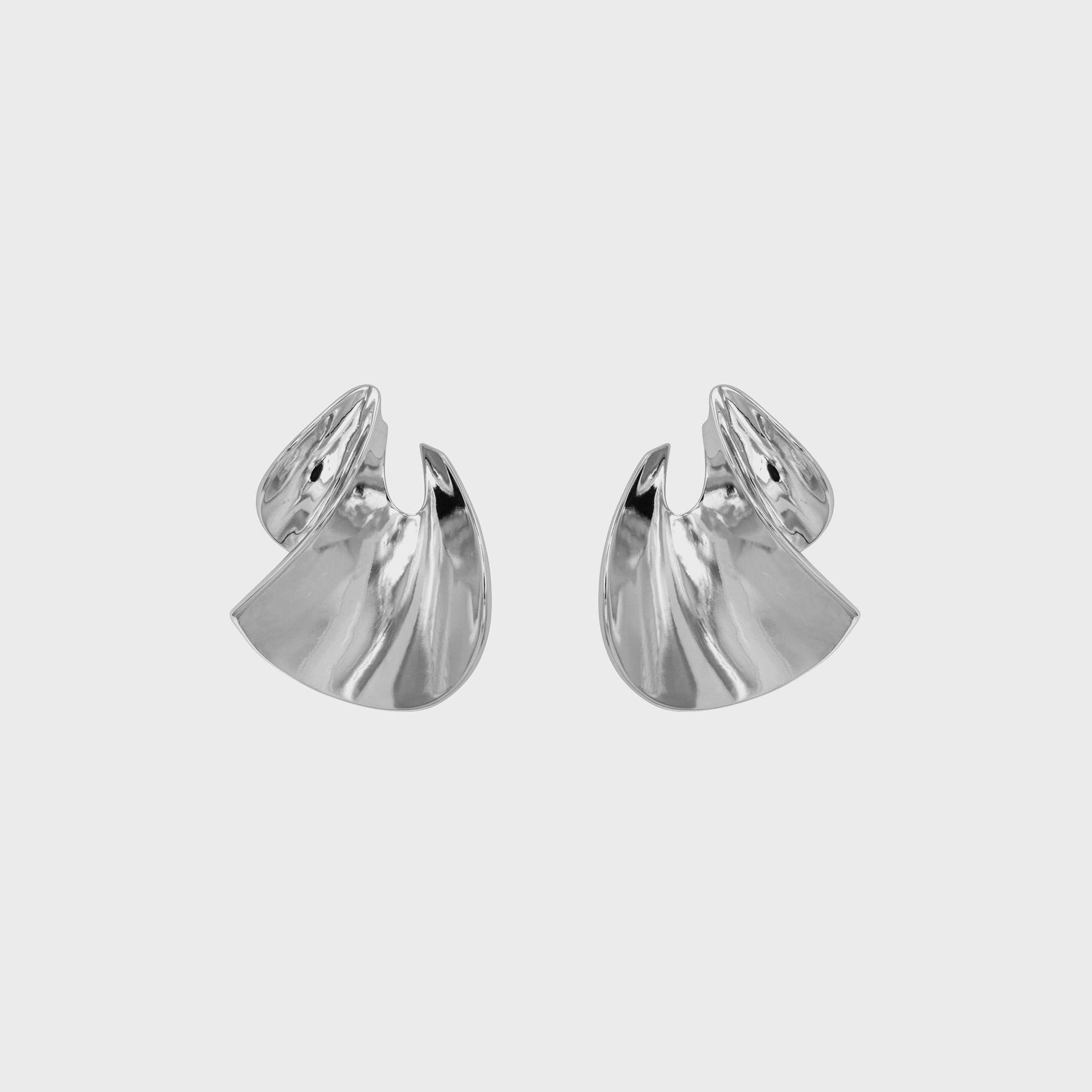 Black Suede Studio Lola Earring - Silver