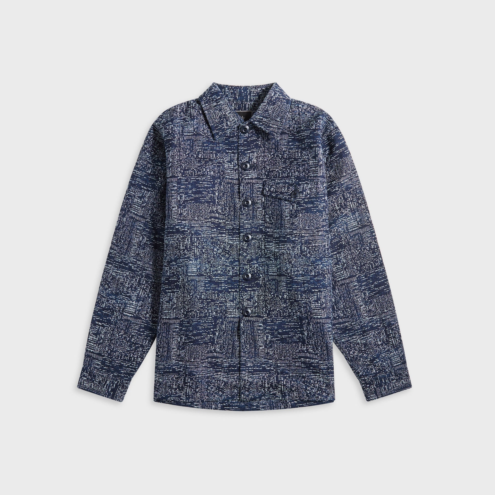 Maharishi Sashiko Indigo Utility Shirt in Indigo