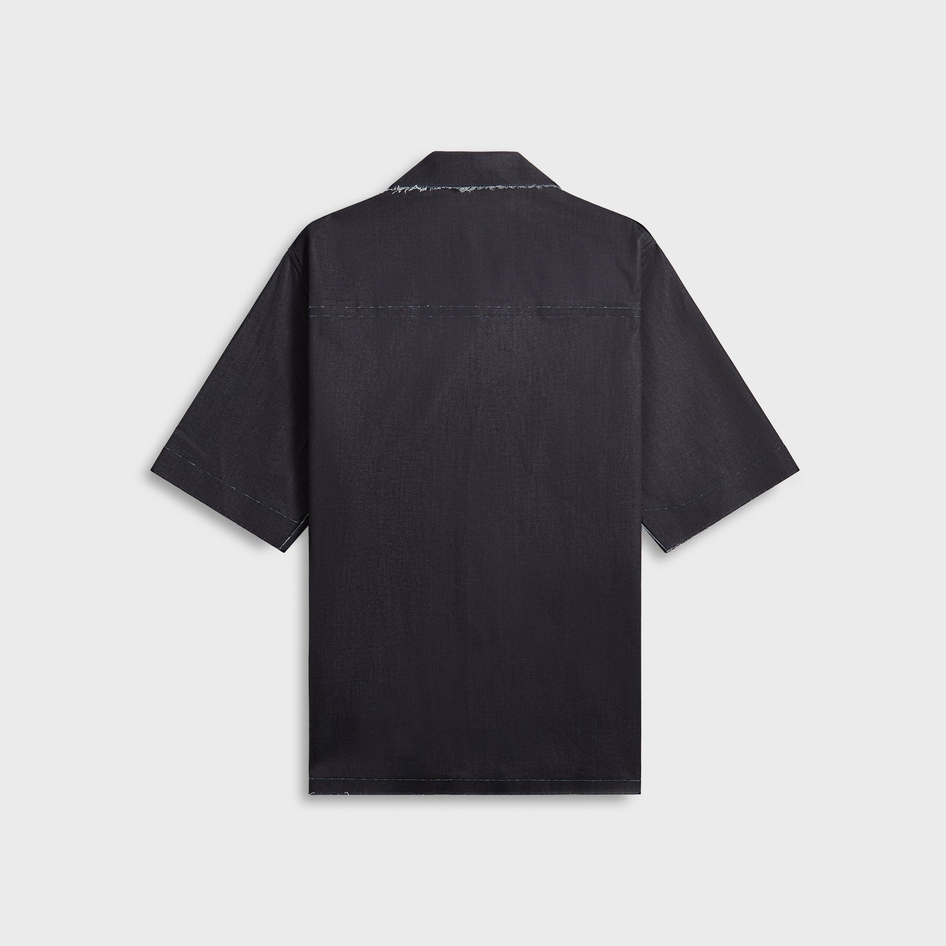 Marni Short Sleeve Shirt in Blue / Black