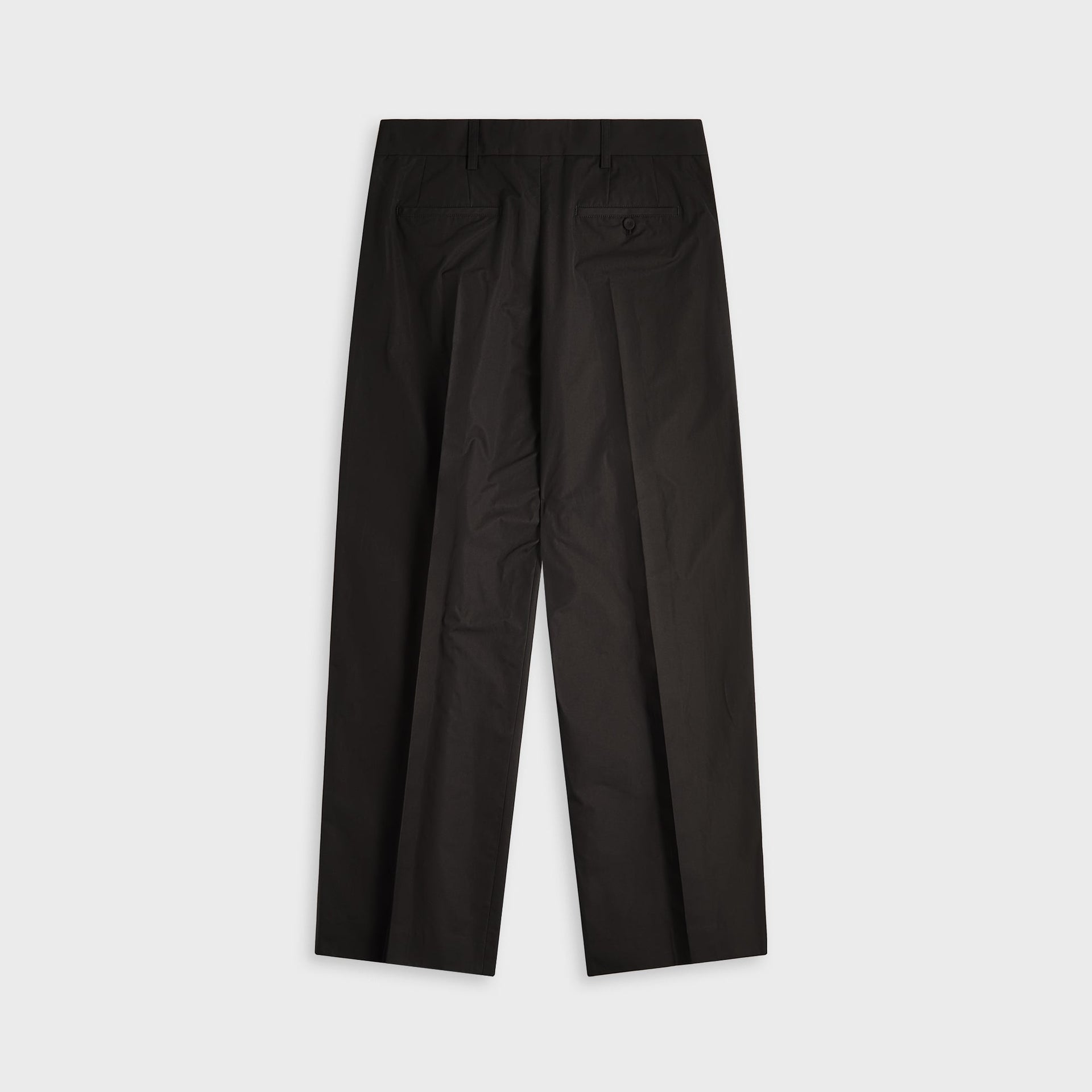 Marni Compact Cotton Poplin Classic Trouser in Black