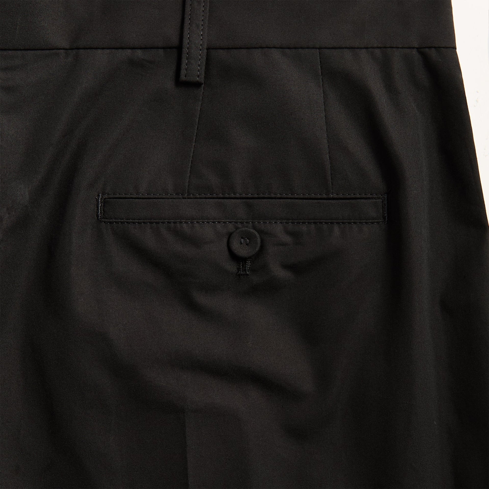 Marni Compact Cotton Poplin Classic Trouser in Black