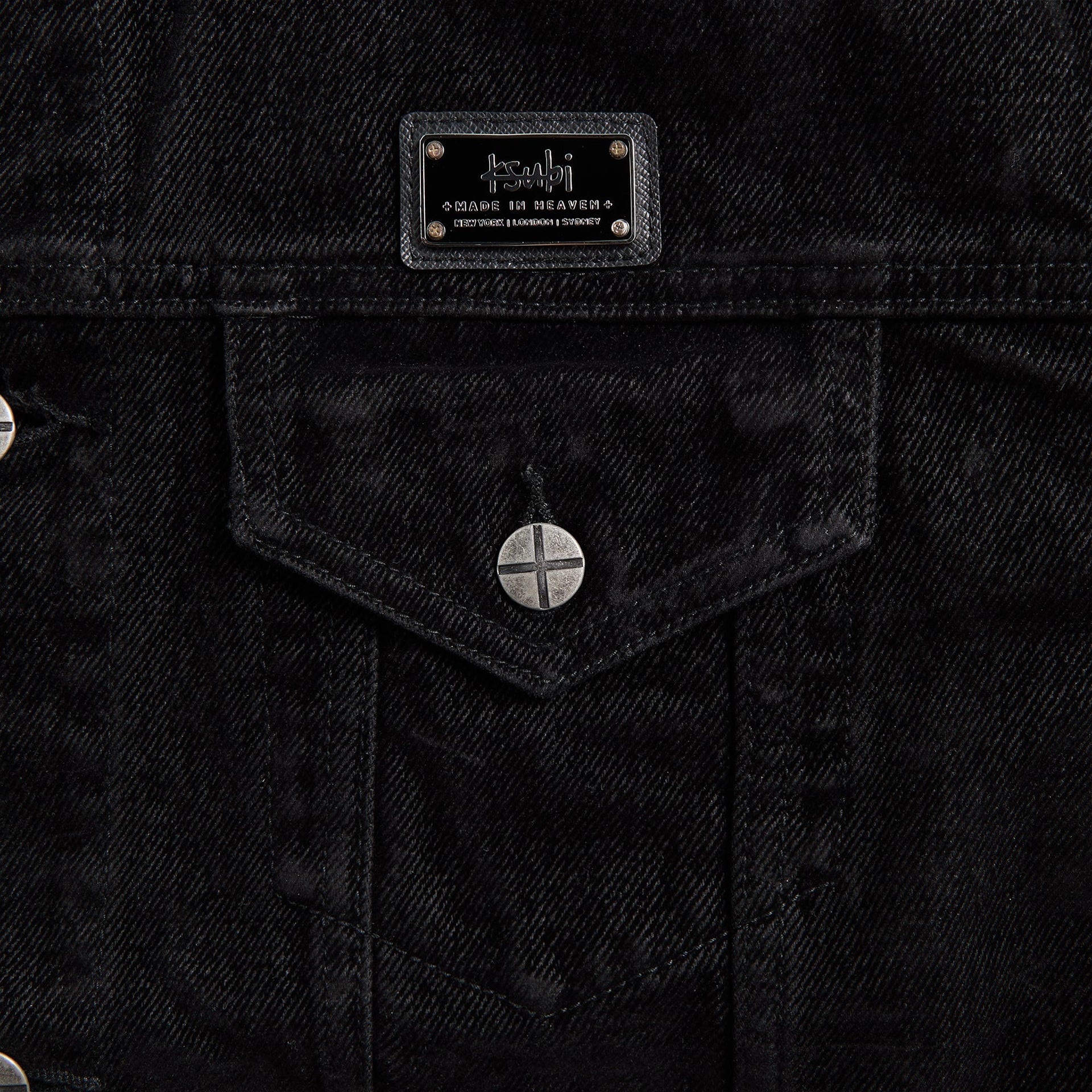 Ksubi Oh G Flocked Jacket- Black