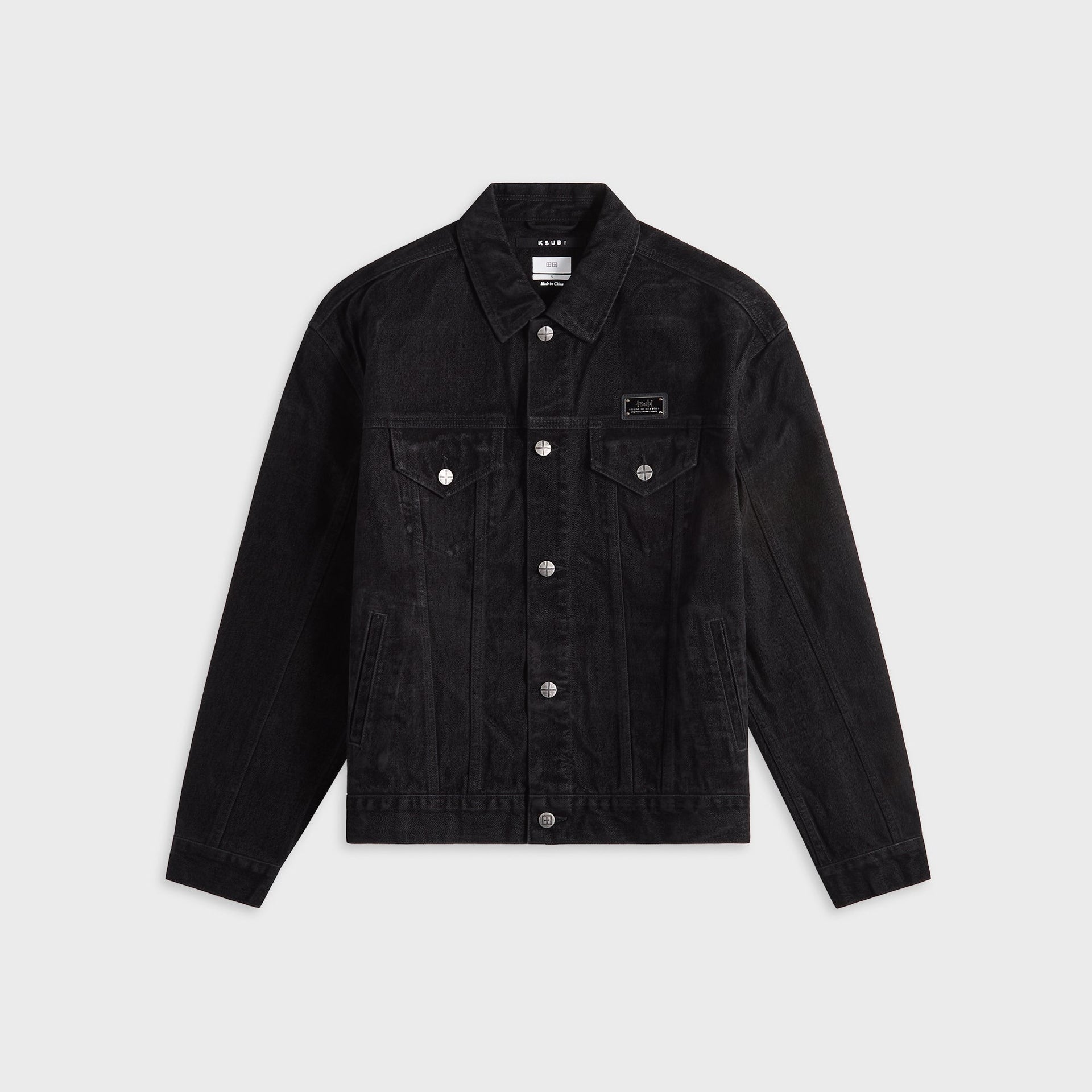 Ksubi Oh G Flocked Jacket- Black