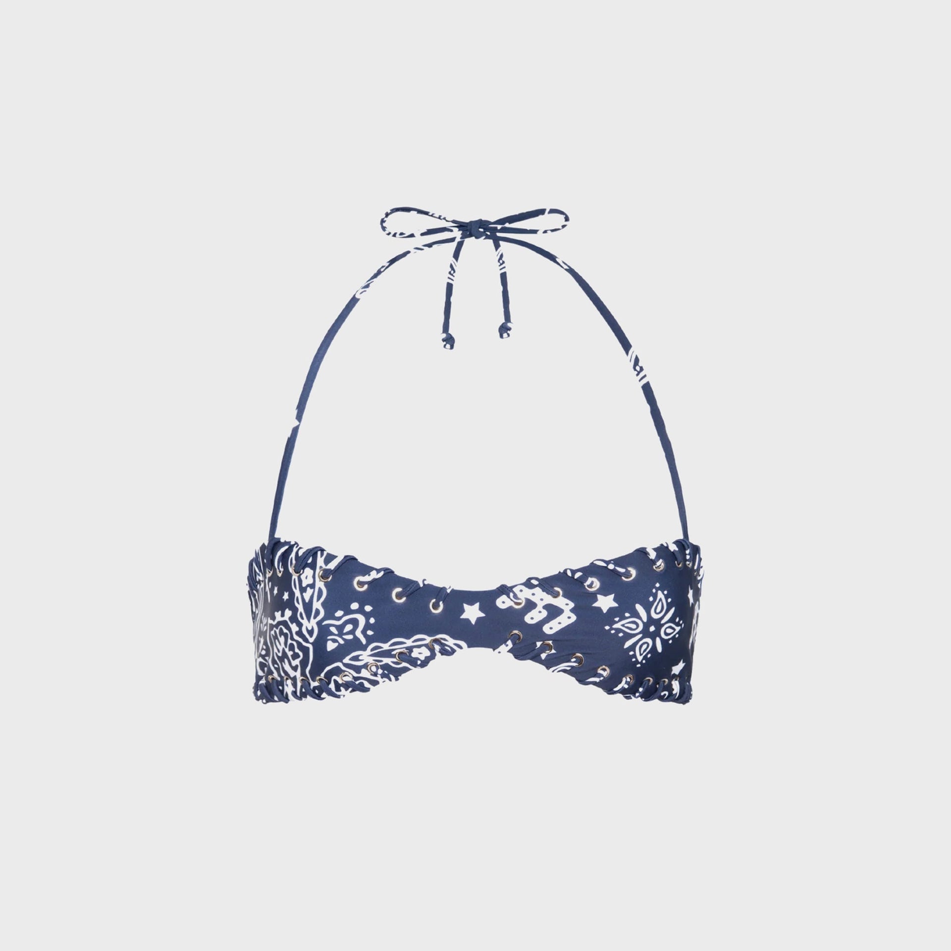 Miaou Rio Bikini Top - Bandana Navy