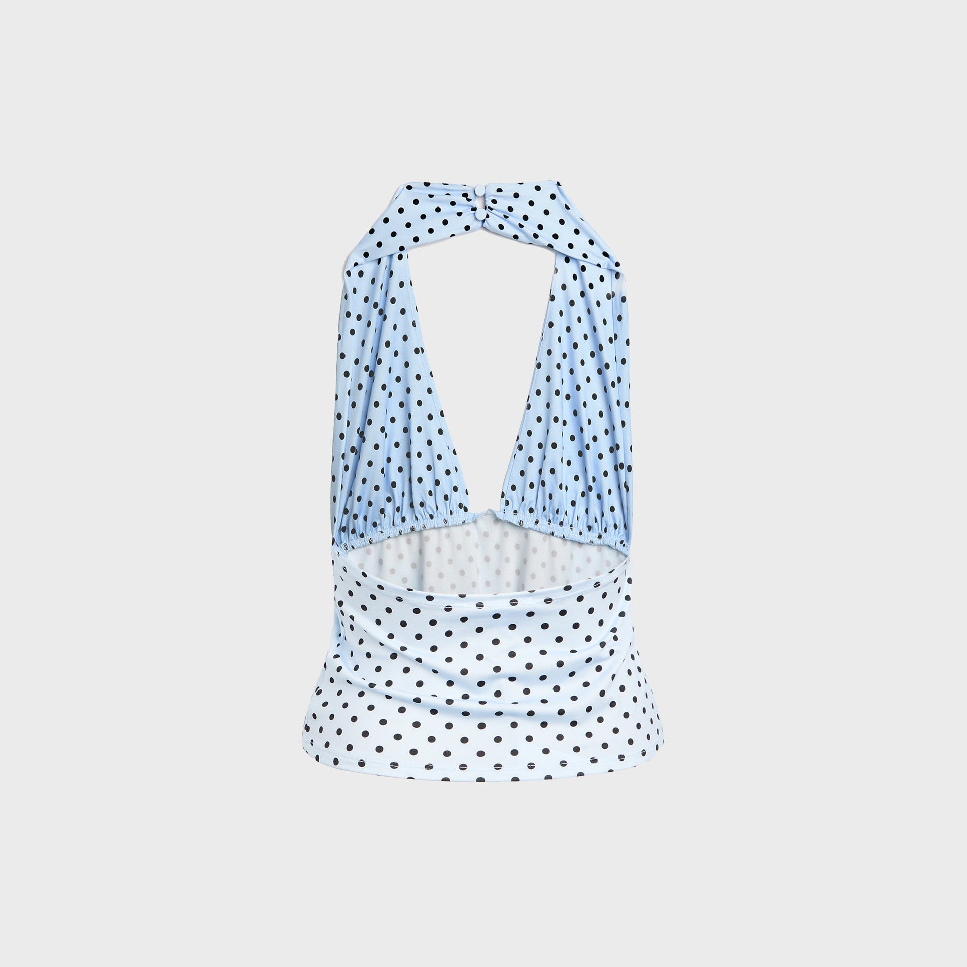 Miaou Mathilde Top - Blue Small Dot