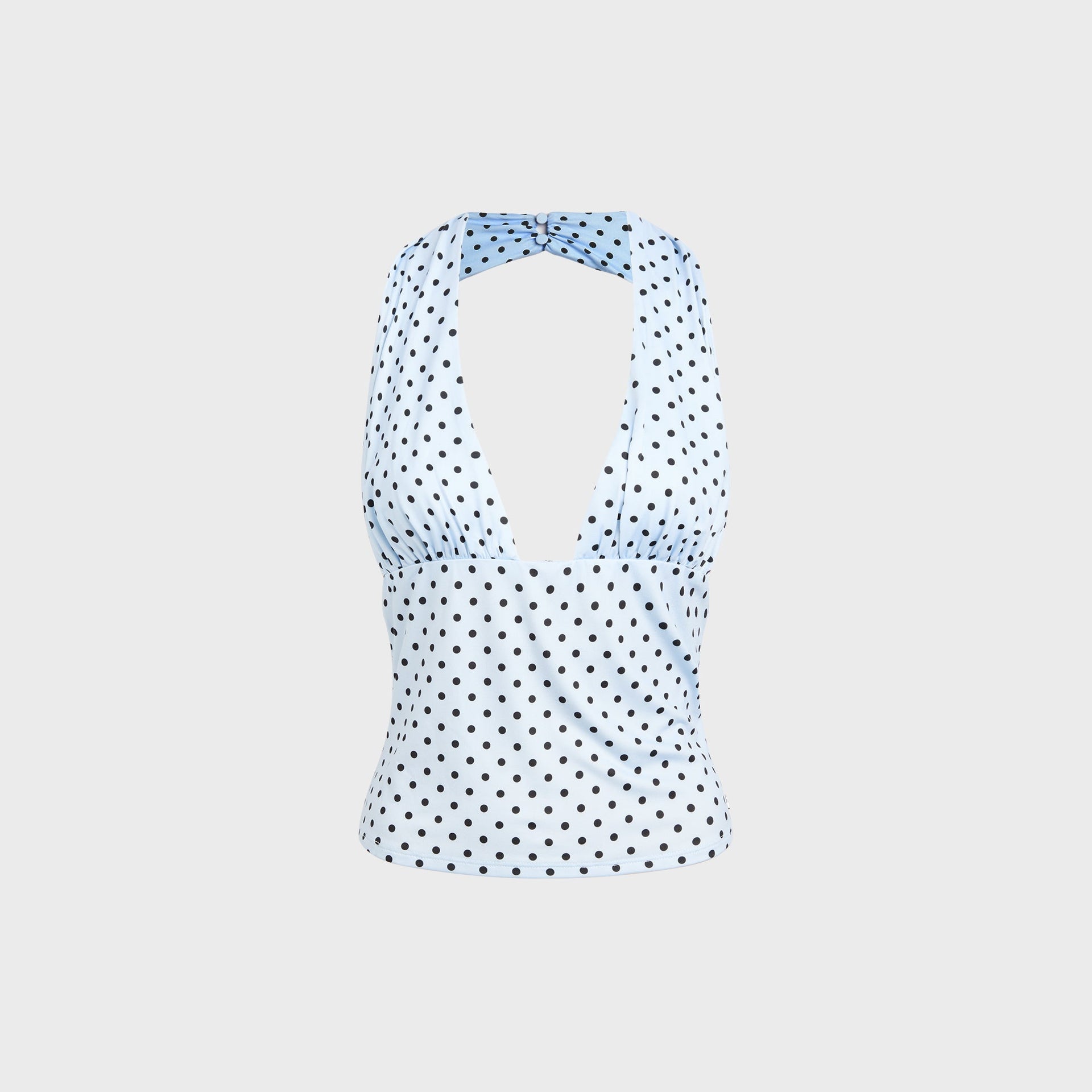 Miaou Mathilde Top - Blue Small Dot