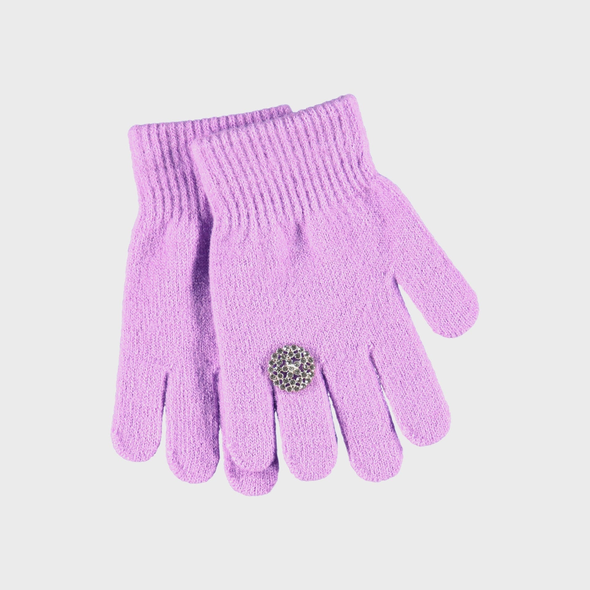 MOLO Kids Krystal Knitted Gloves - Purple Ray