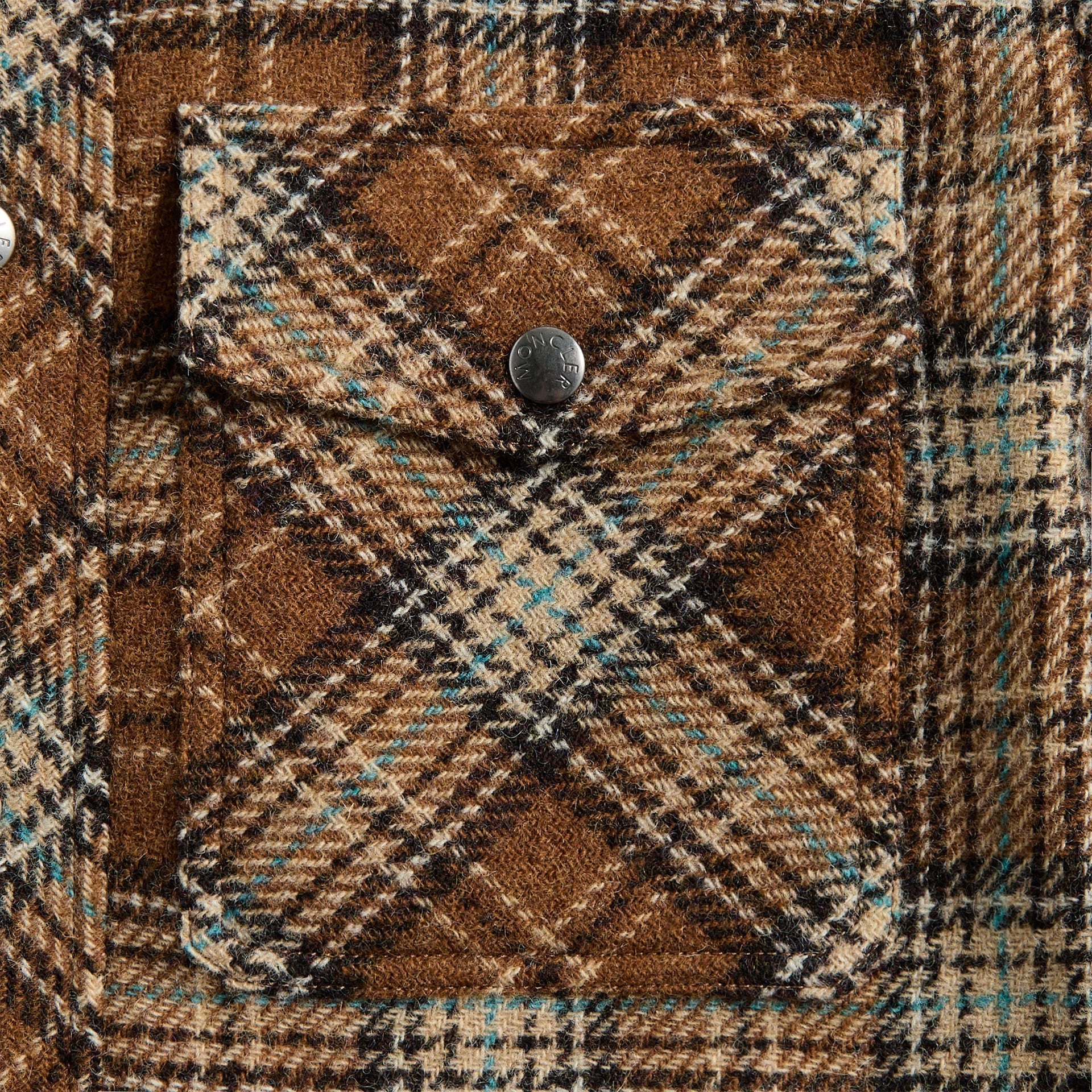 Moncler Plaid Shirt - Brown