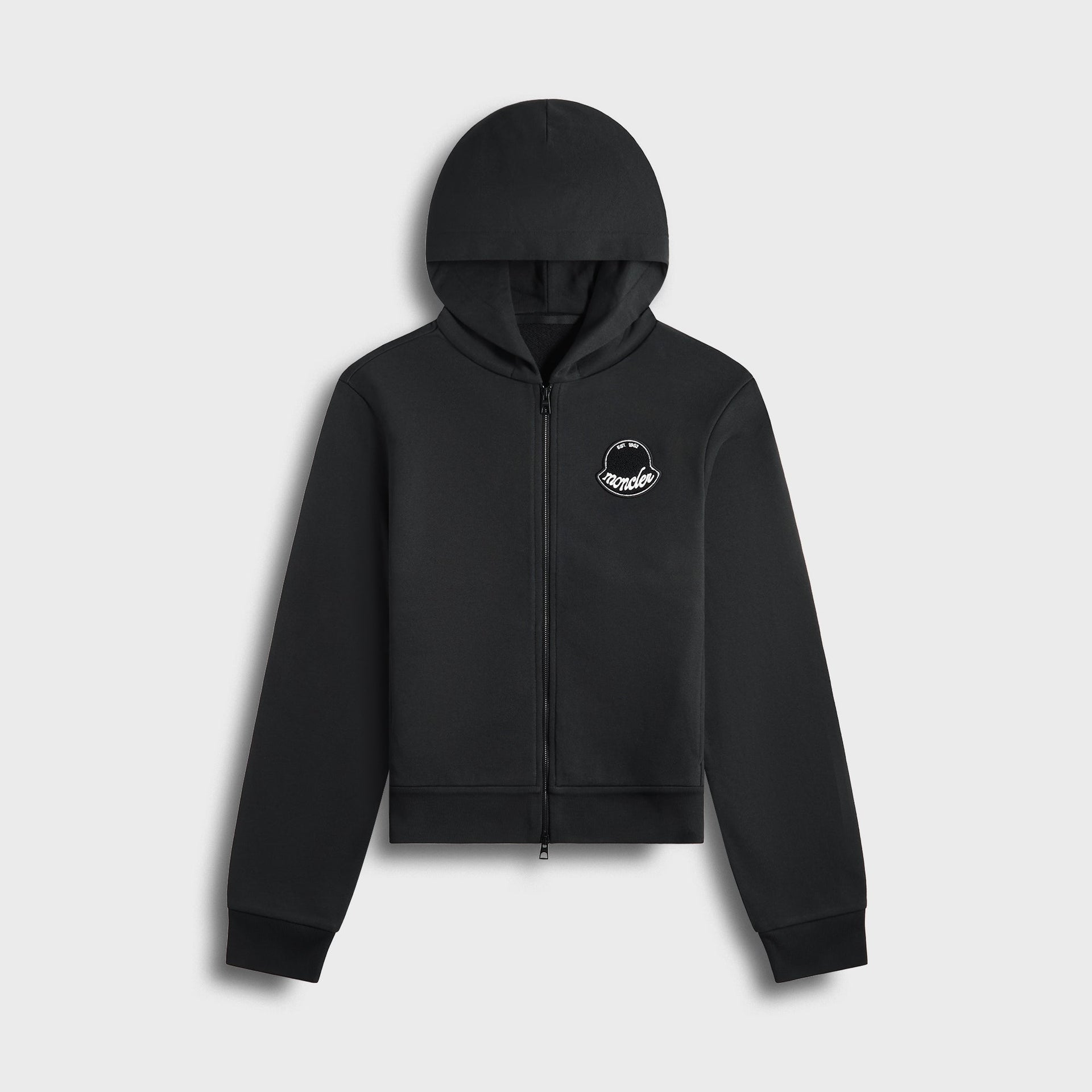 Moncler ZipinUp Hooded Jacket in Black