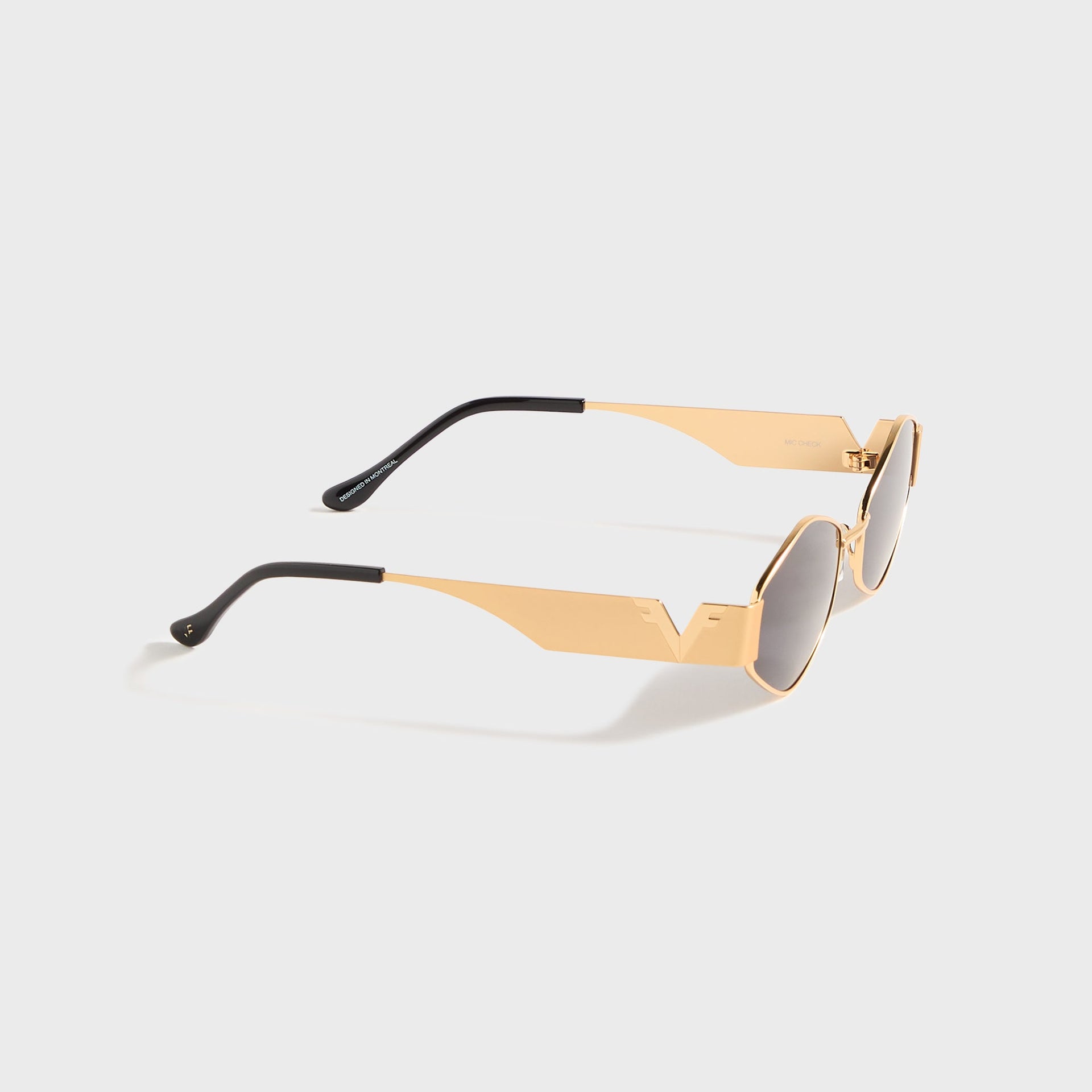 Vintage Frames Cypher 2 24KT in Yellow Gold / Black
