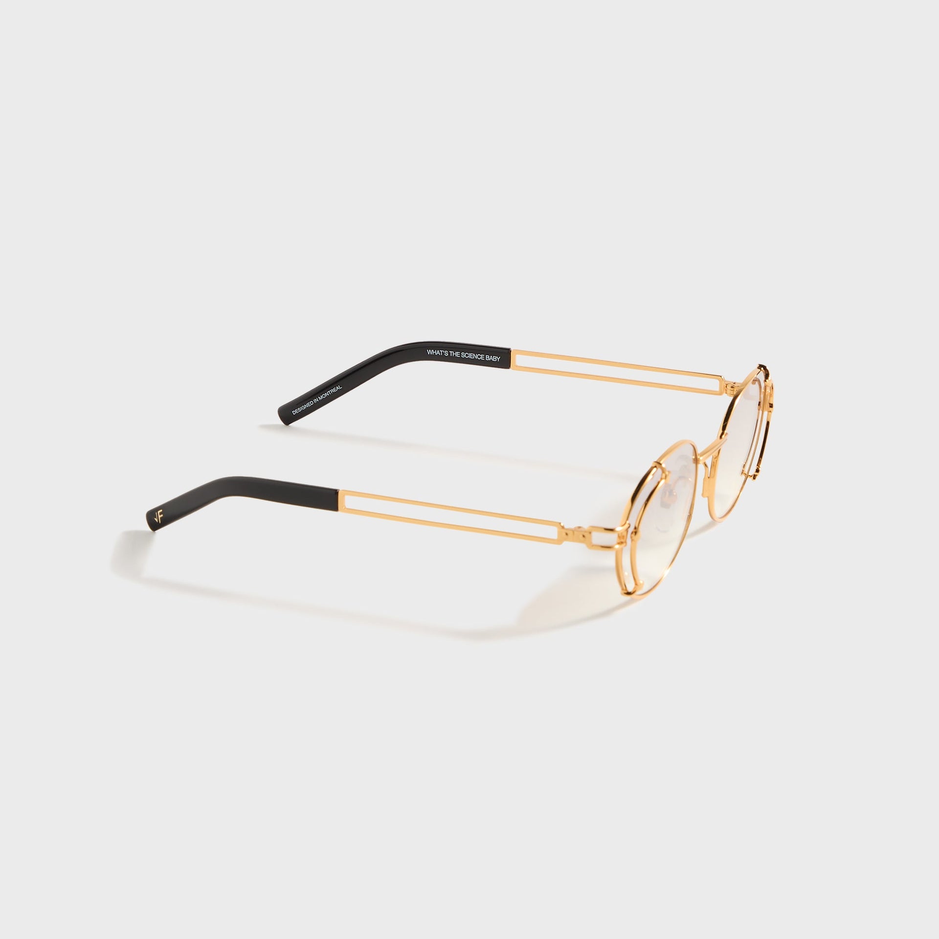 Vintage Frames Knowledge 24KT in Yellow Gold / Brown Smoke Gradient