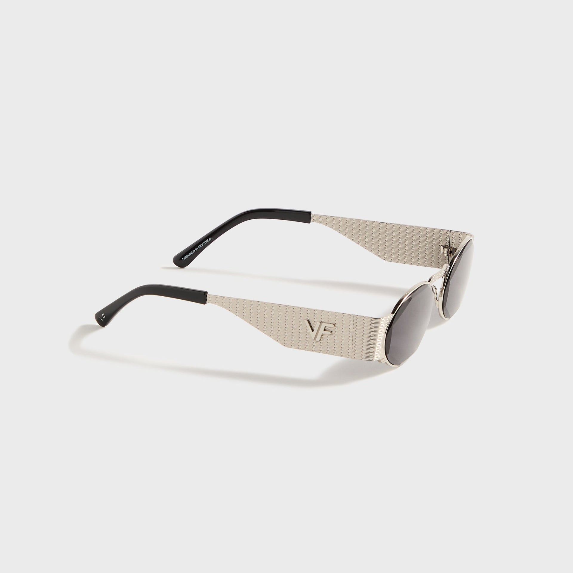 Vintage Frames OX 24KT in White Gold / Black
