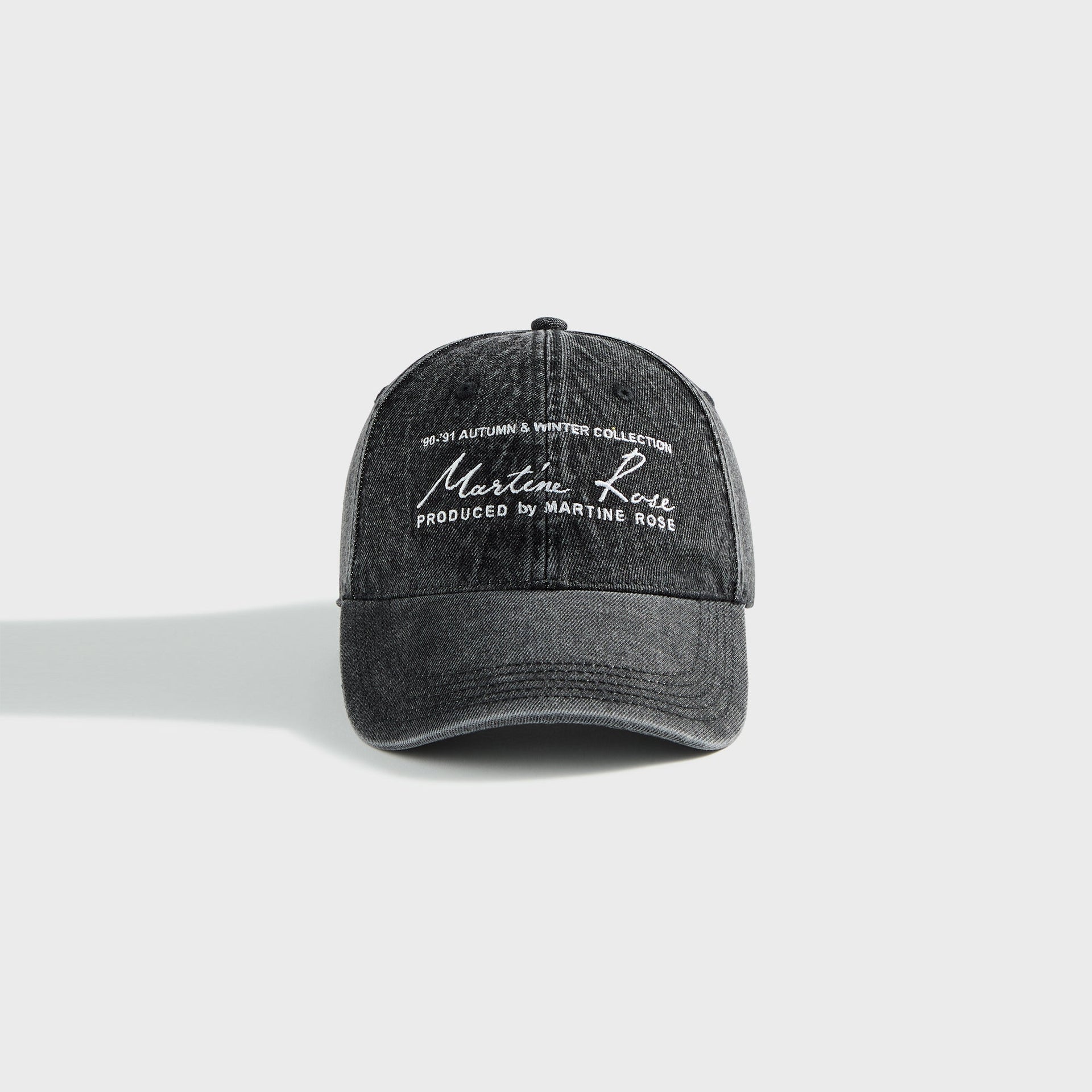 Martine Rose Signature Cap - Black Washed