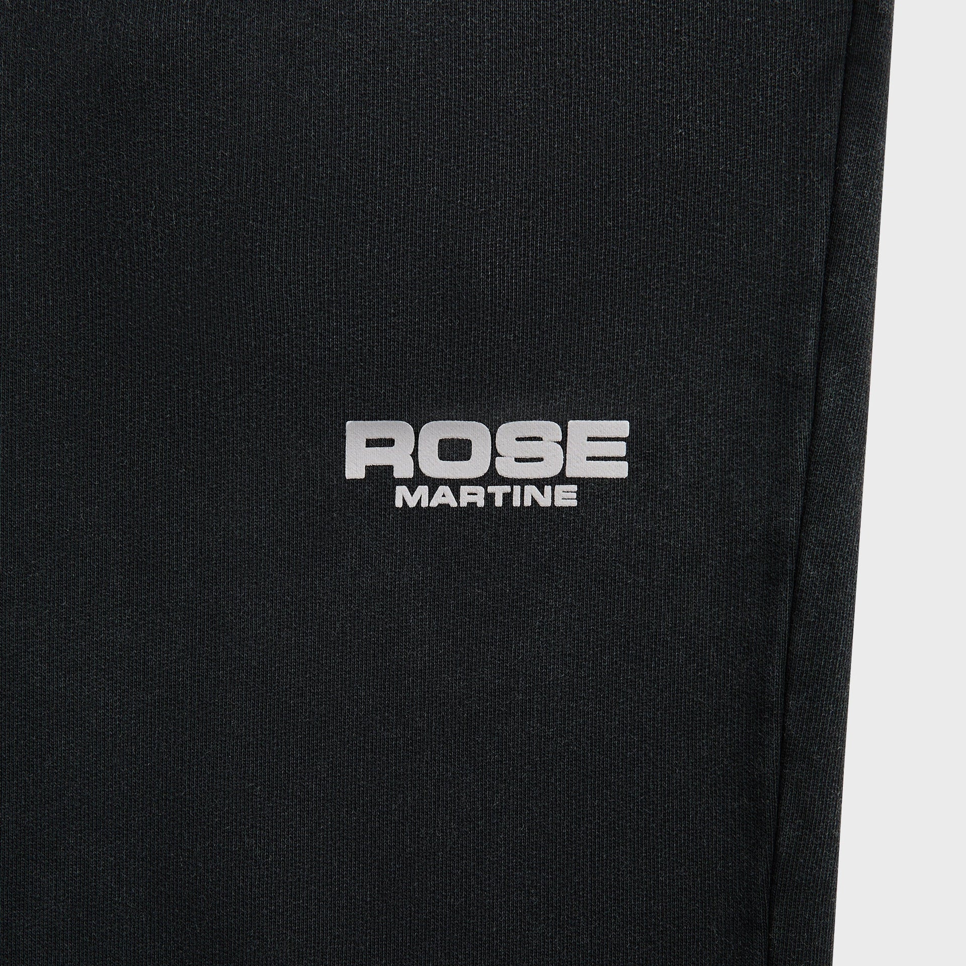 Martine Rose Wide Leg Trackpant - Black Washed Black Rose