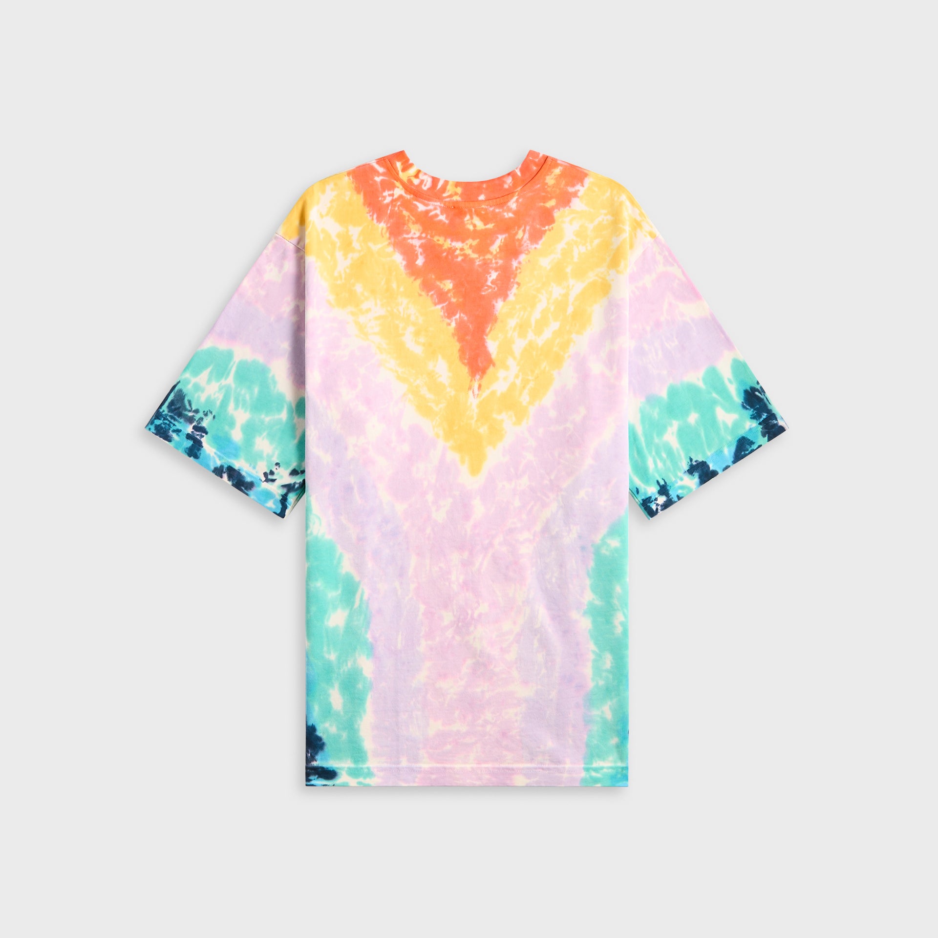 Casablanca Printed Oversized Tie Dye Surf Trip Tee - Multicolor