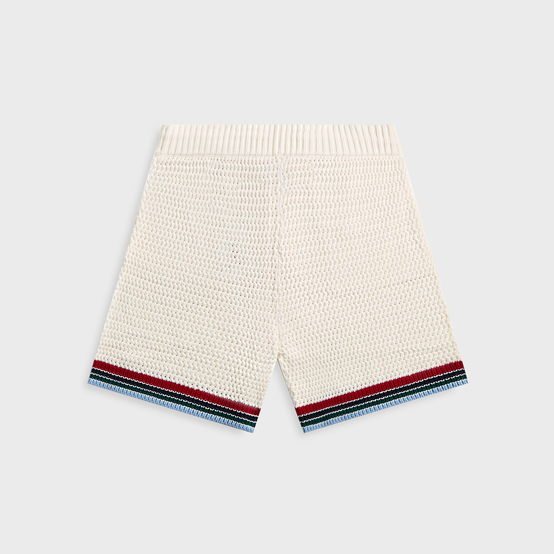 Casablanca Sporty Crochet Short - White