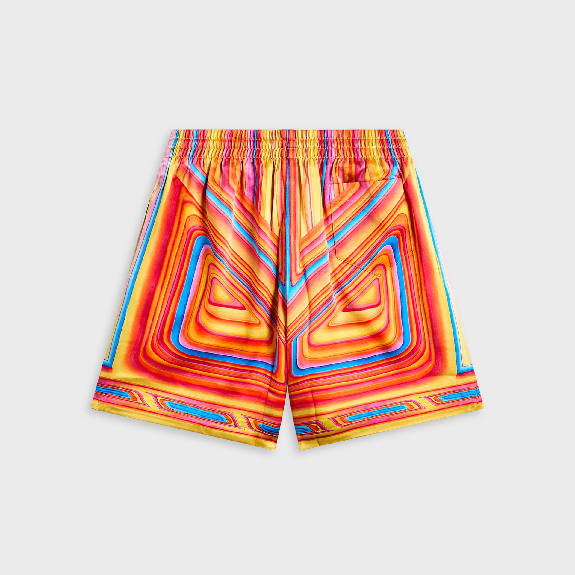 Casablanca Drawstring Shorts - Orange / Multicolour
