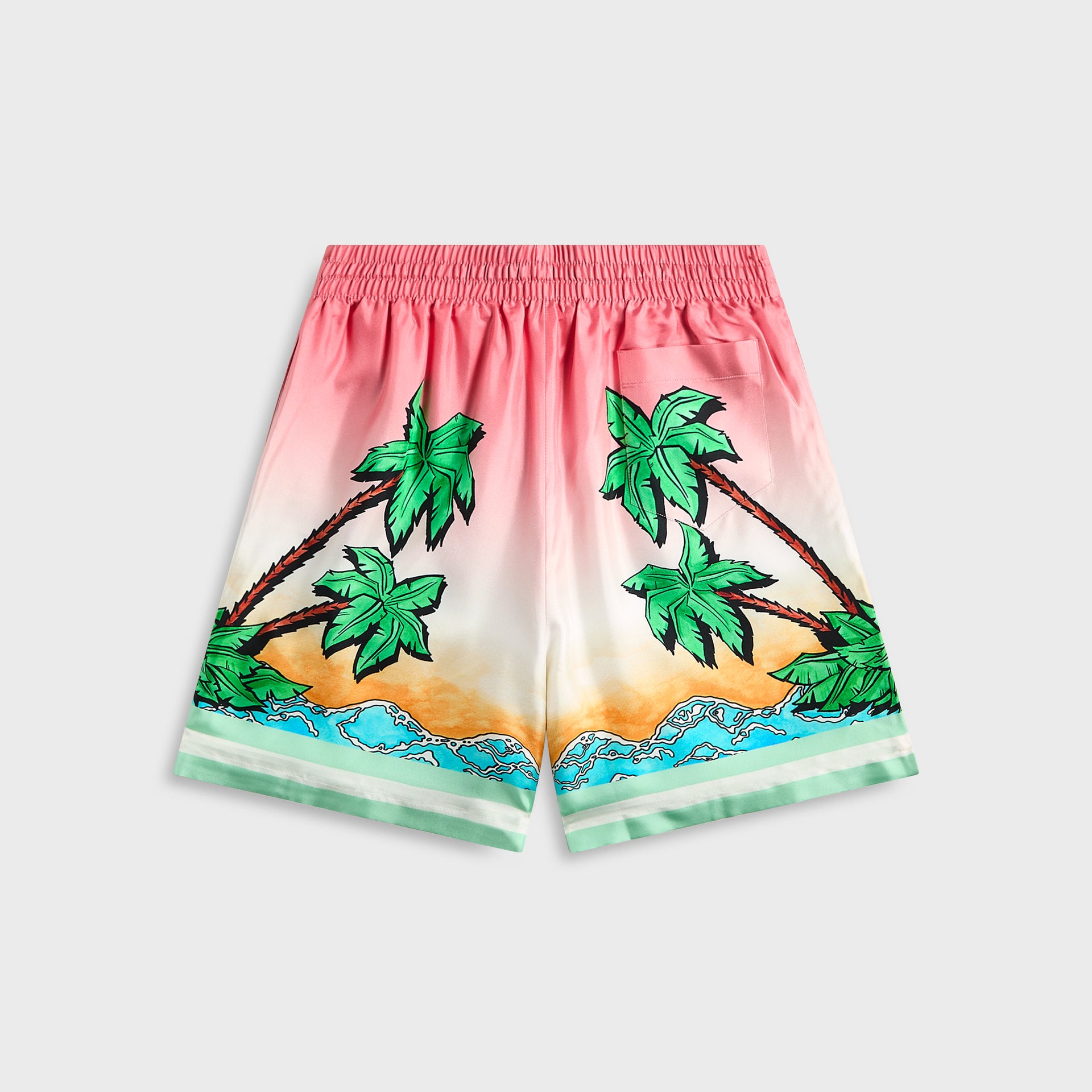 Casablanca Drawstring Shorts - Pink / Multicolour