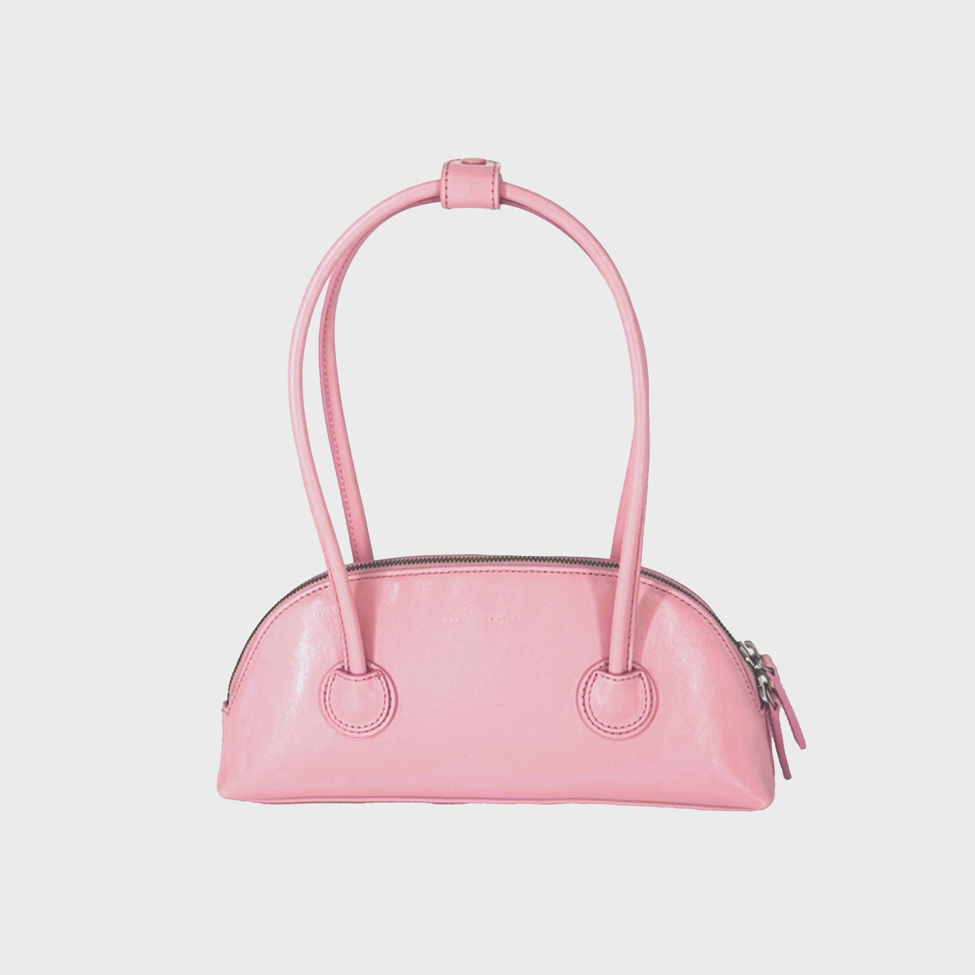 Margesherwood Besette Shoulder Bag in Baby Pink Crinkle