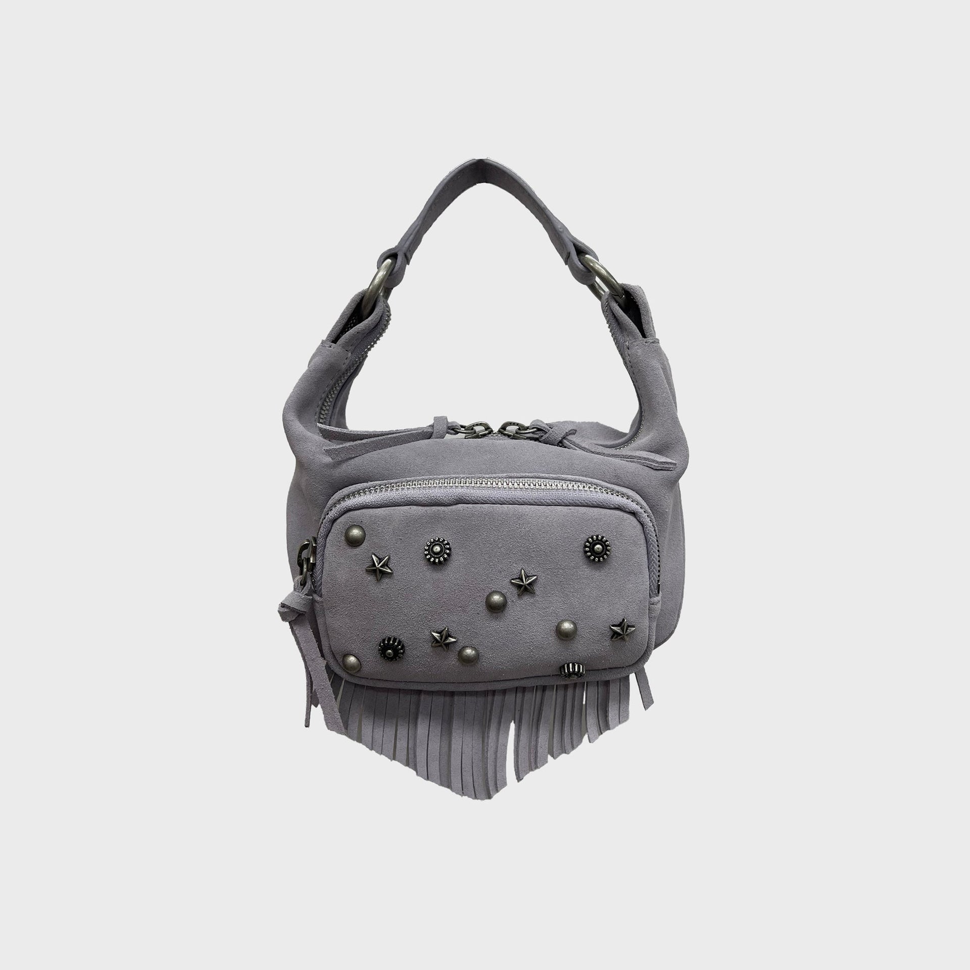 Margesherwood City Hobo Micro in Lavender Grey Suede